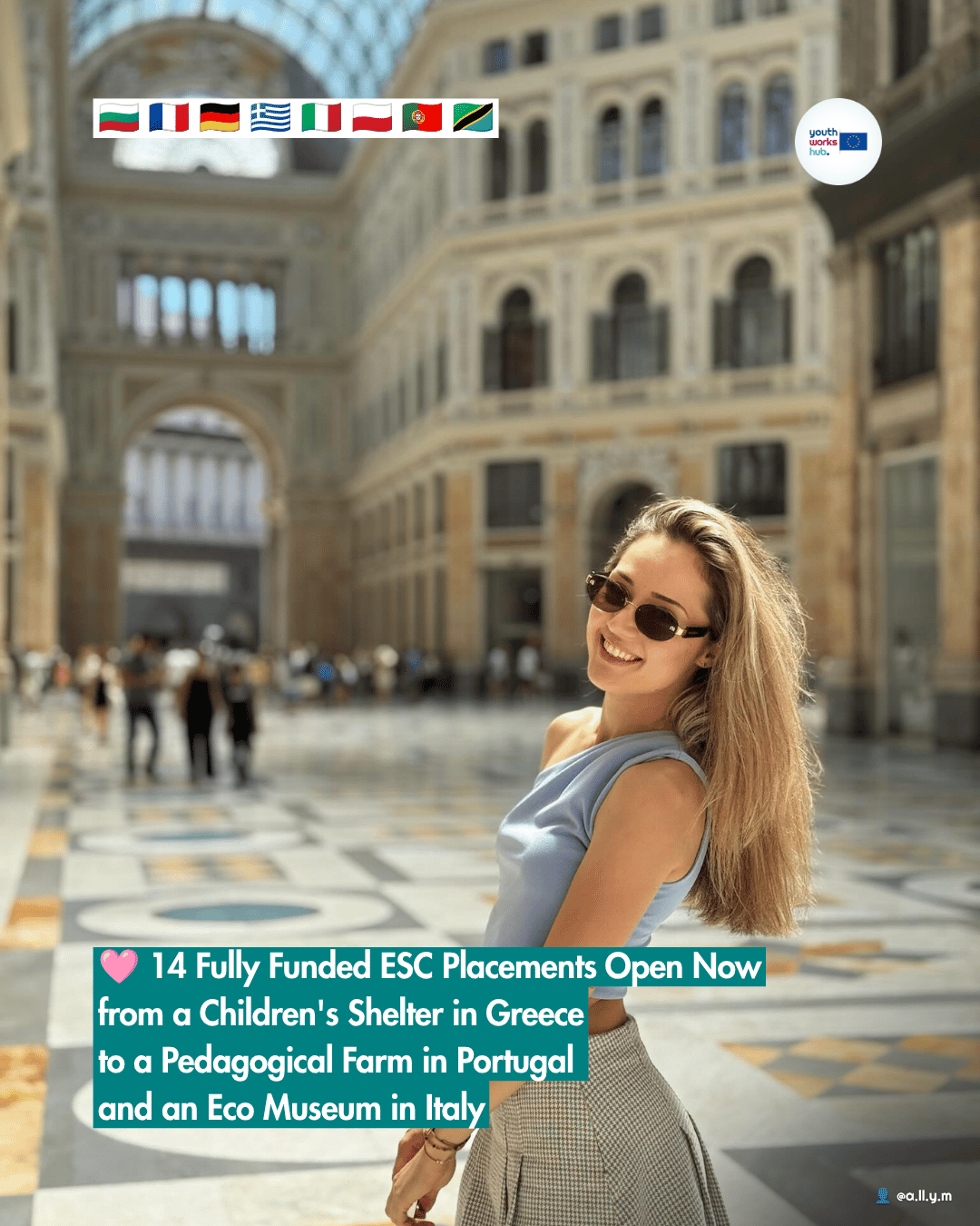 🩷 14 Fully Funded ESC Placements Open Now, from a Children's Shelter in Greece to a Pedagogical Farm in Portugal and an Eco Museum in Italy