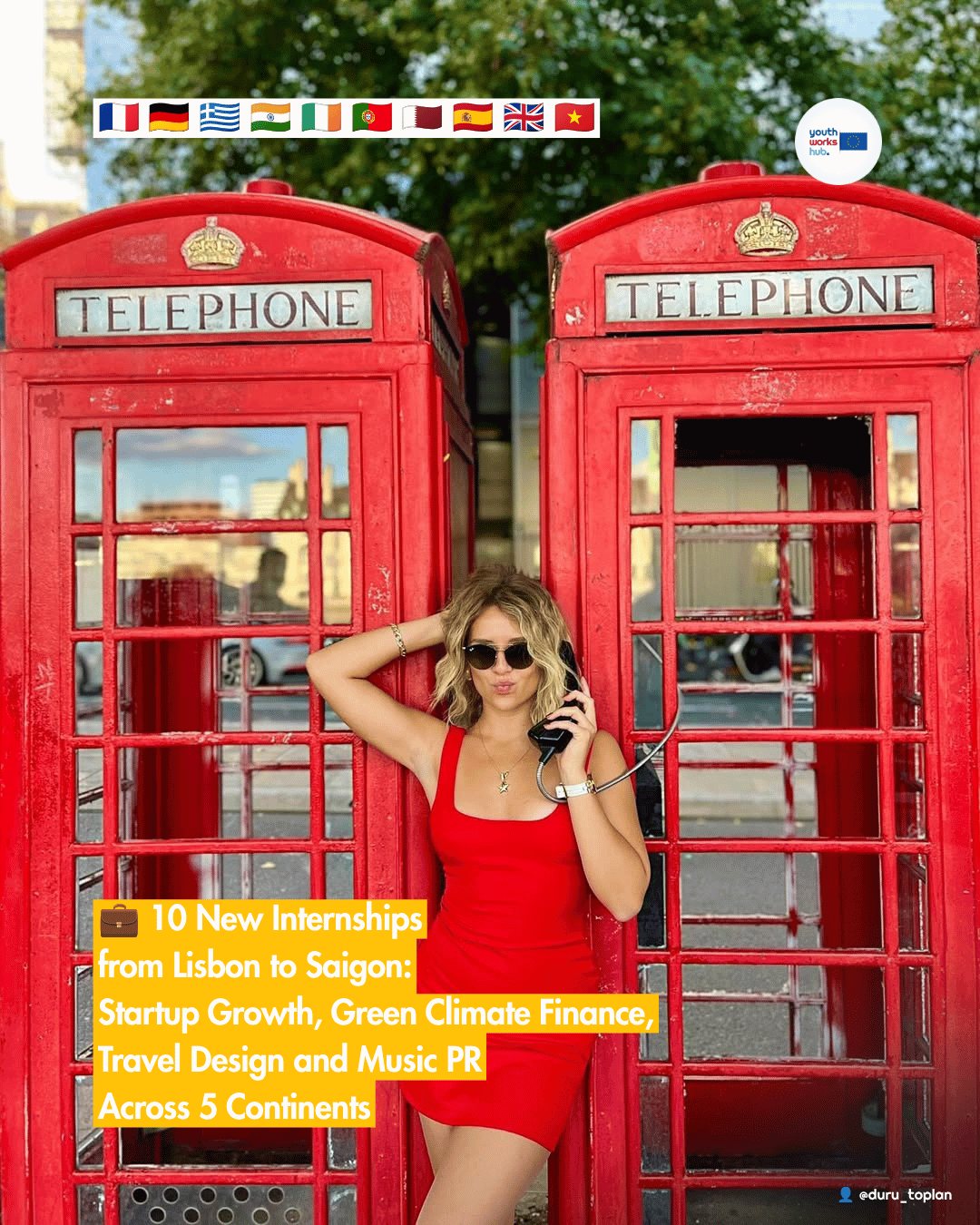 💼 10 New Internships from Lisbon to Saigon: Startup Growth, Green Climate Finance, Travel Design and Music PR Across 5 Continents