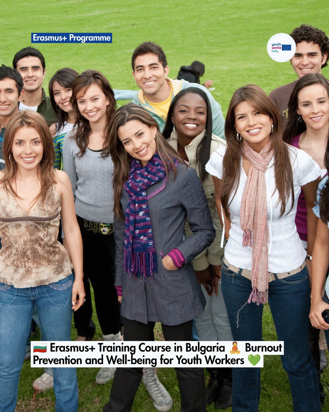 🇧🇬 Erasmus+ Training Course in Bulgaria 🧘 Burnout Prevention and Well-being for Youth Workers 💚