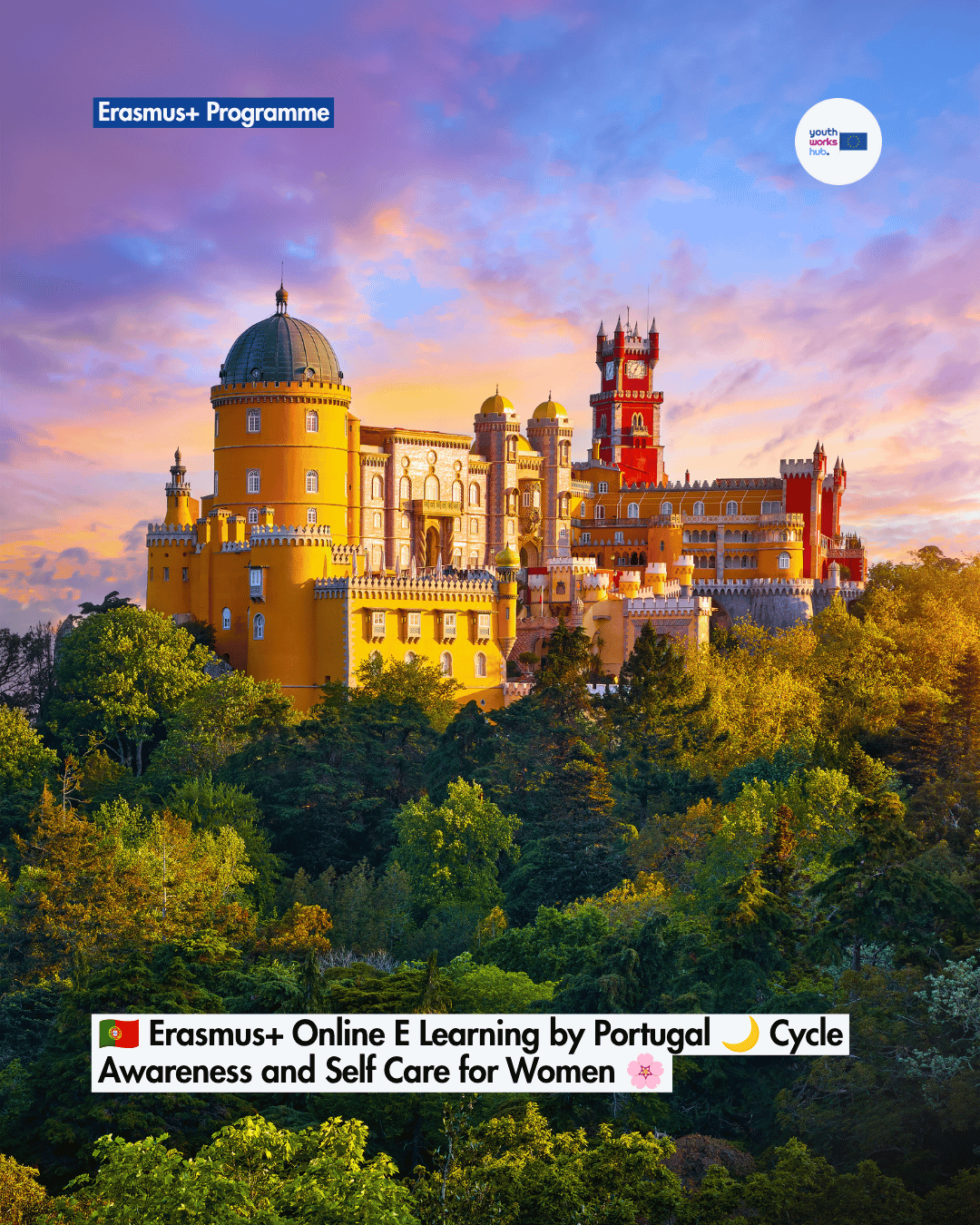 🇵🇹 Erasmus+ Online E Learning by Portugal 🌙 Cycle Awareness and Self Care for Women 🌸