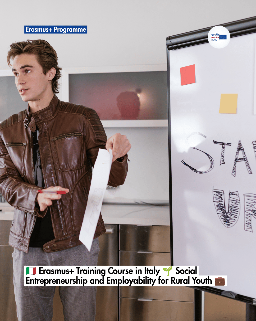 🇮🇹 Erasmus+ Training Course in Italy 🌱 Social Entrepreneurship and Employability for Rural Youth 💼
