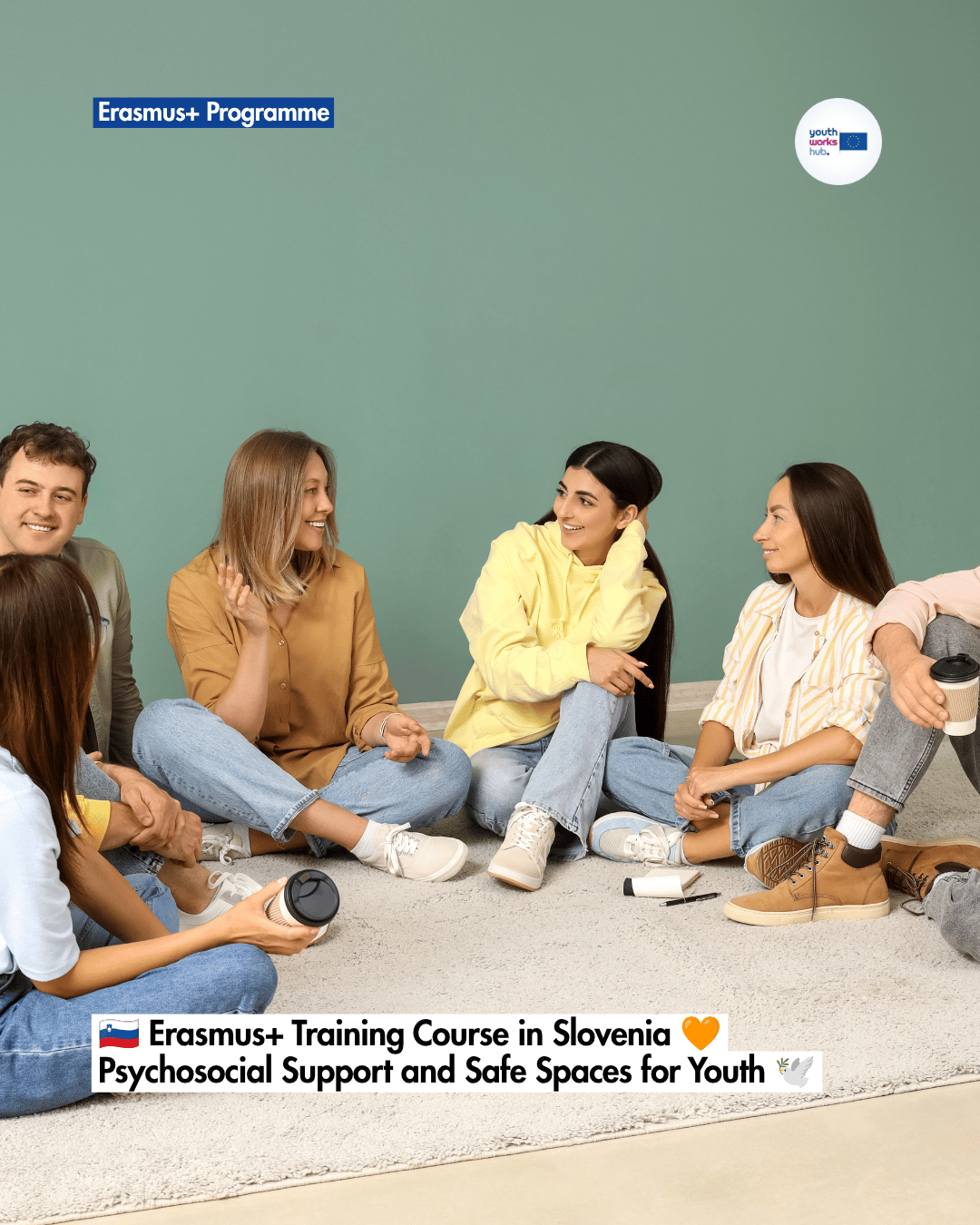 🇸🇮 Erasmus+ Training Course in Slovenia 🧡 Psychosocial Support and Safe Spaces for Youth 🕊️