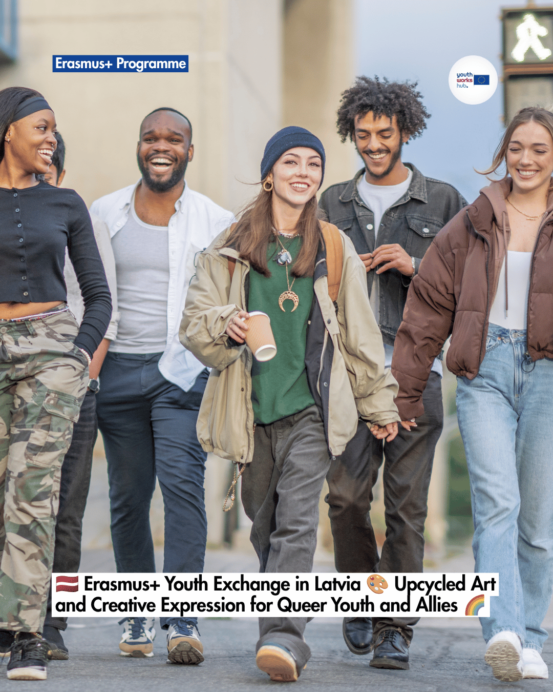 🇱🇻 Erasmus+ Youth Exchange in Latvia 🎨 Upcycled Art and Creative Expression for Queer Youth and Allies 🌈