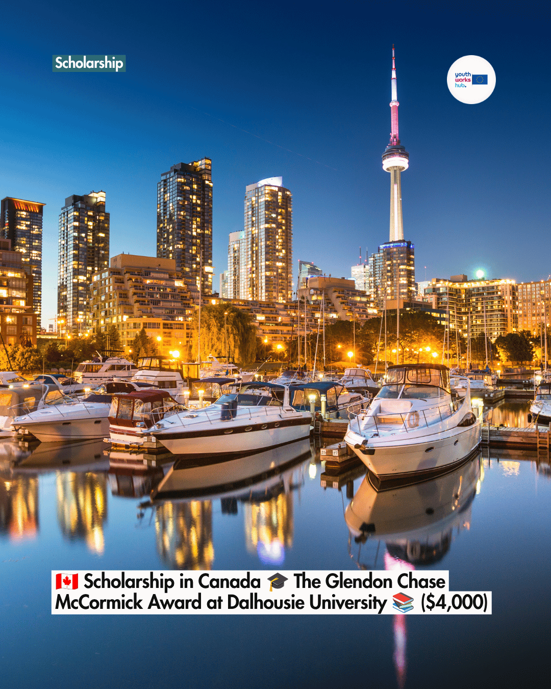 🇨🇦 Scholarship in Canada 🎓 The Glendon Chase McCormick Award at Dalhousie University 📚 ($4,000)