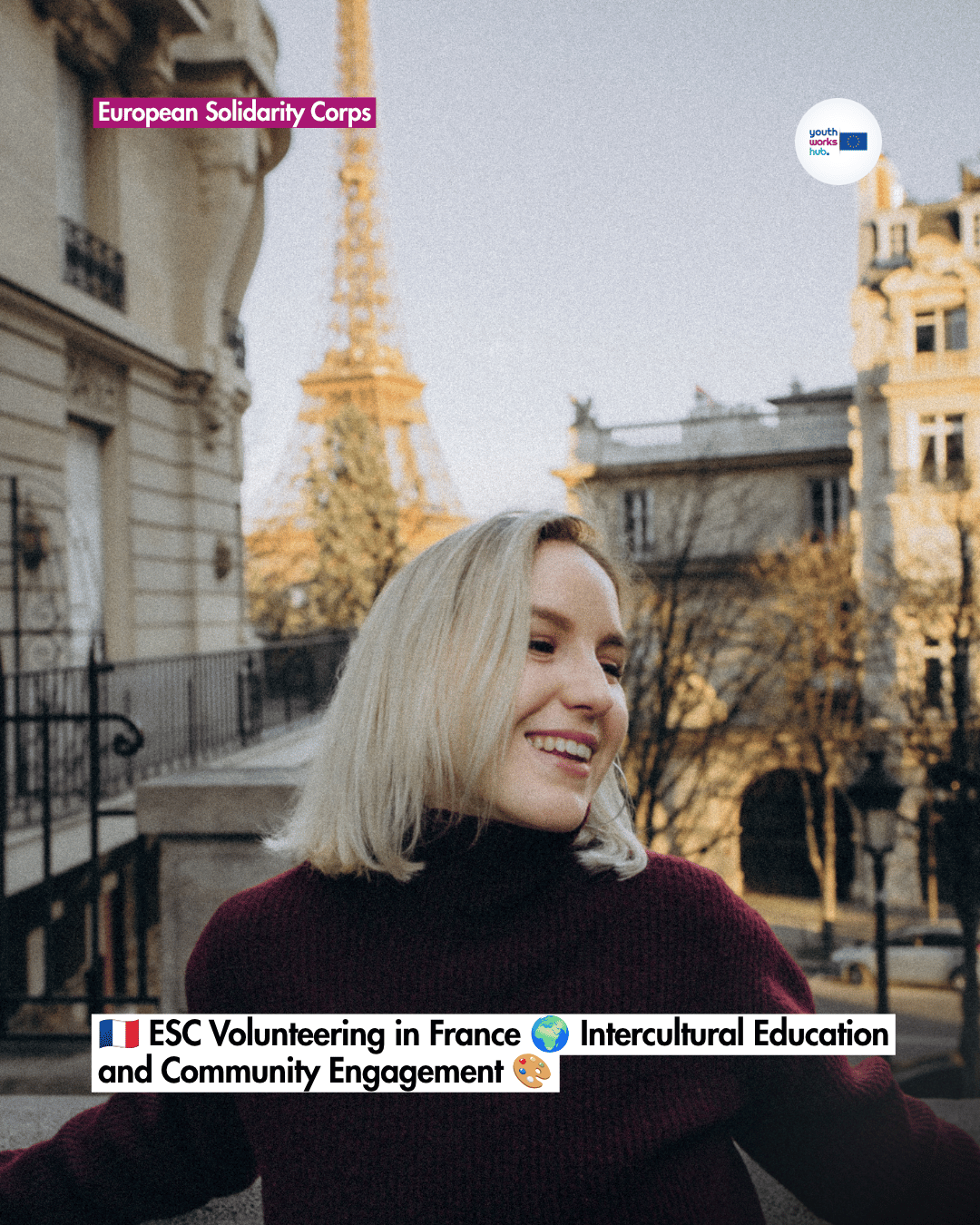 🇫🇷 ESC Volunteering in France 🌍 Intercultural Education and Community Engagement 🎨