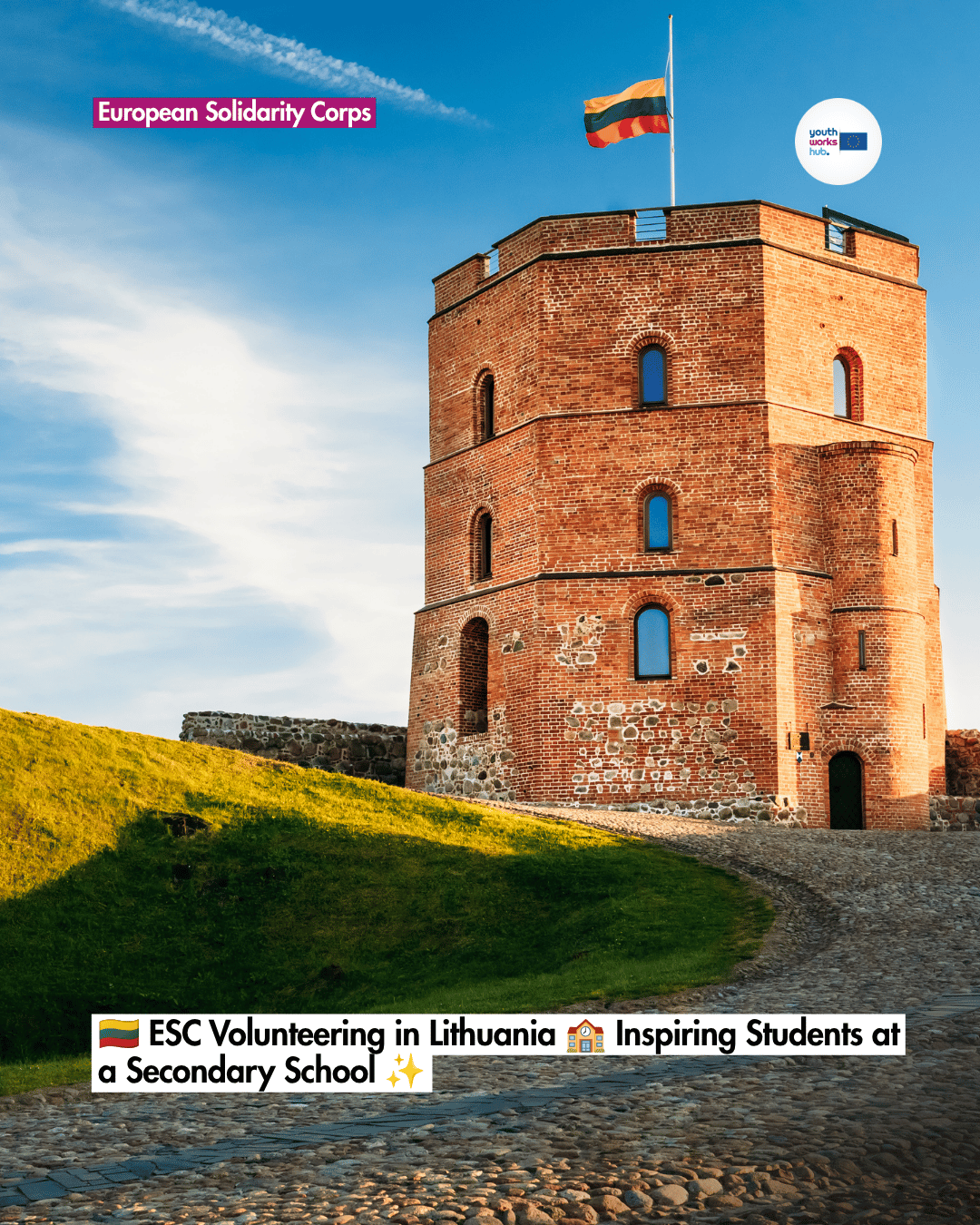 🇱🇹 ESC Volunteering in Lithuania 🏫 Inspiring Students at a Secondary School ✨