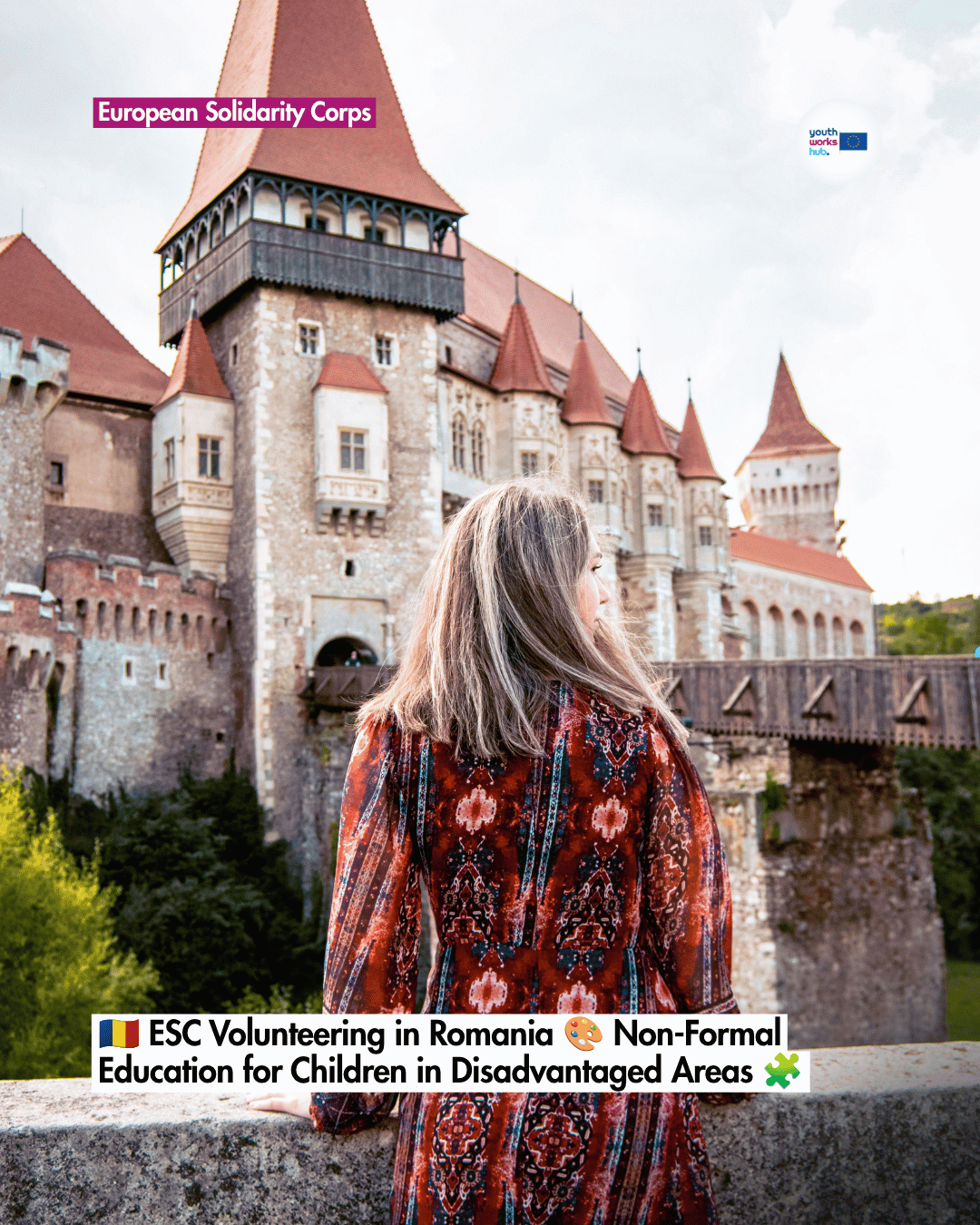 🇷🇴 ESC Volunteering in Romania 🎨 Non-Formal Education for Children in Disadvantaged Areas 🧩
