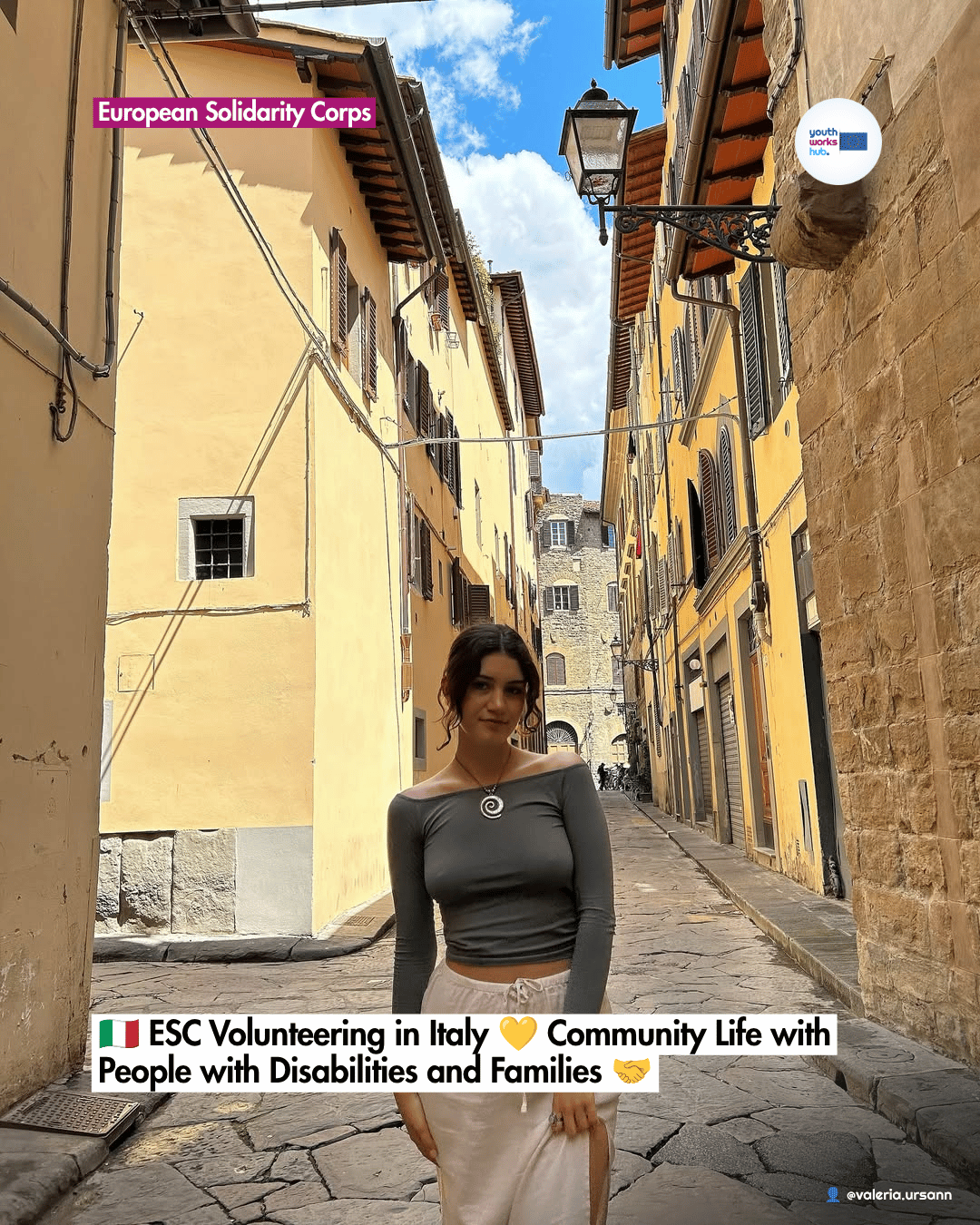 🇮🇹 ESC Volunteering in Italy 💛 Community Life with People with Disabilities and Families 🤝