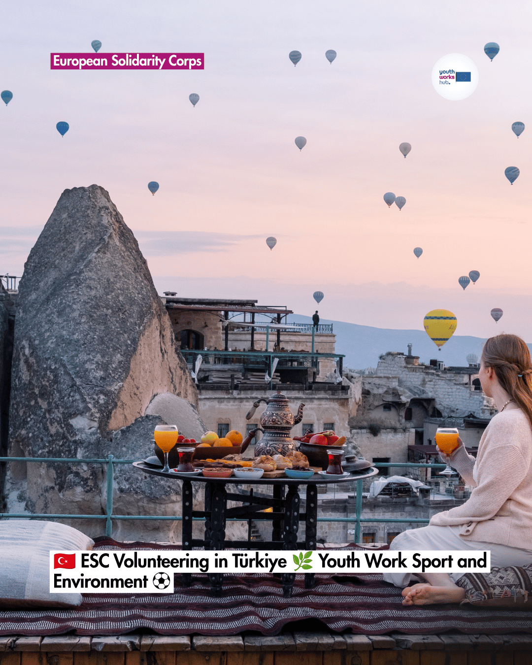 🇹🇷 ESC Volunteering in Türkiye 🌿 Youth Work Sport and Environment ⚽