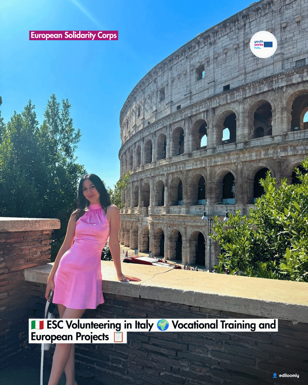🇮🇹 ESC Volunteering in Italy 🌍 Vocational Training and European Projects 📋