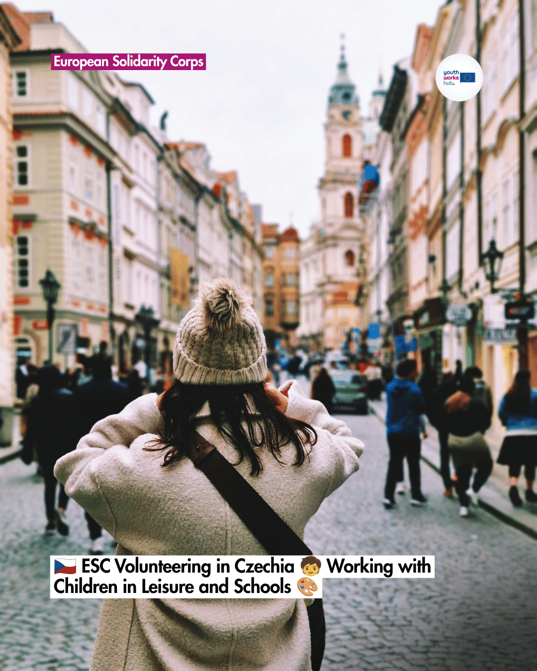 🇨🇿 ESC Volunteering in Czechia 🧒 Working with Children in Leisure and Schools 🎨