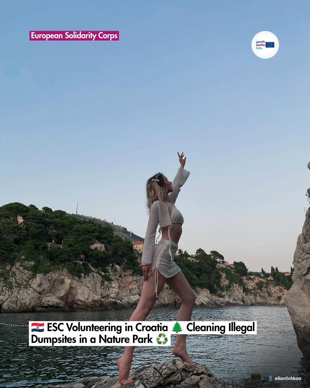 🇭🇷 ESC Volunteering in Croatia 🌲 Cleaning Illegal Dumpsites in a Nature Park ♻️