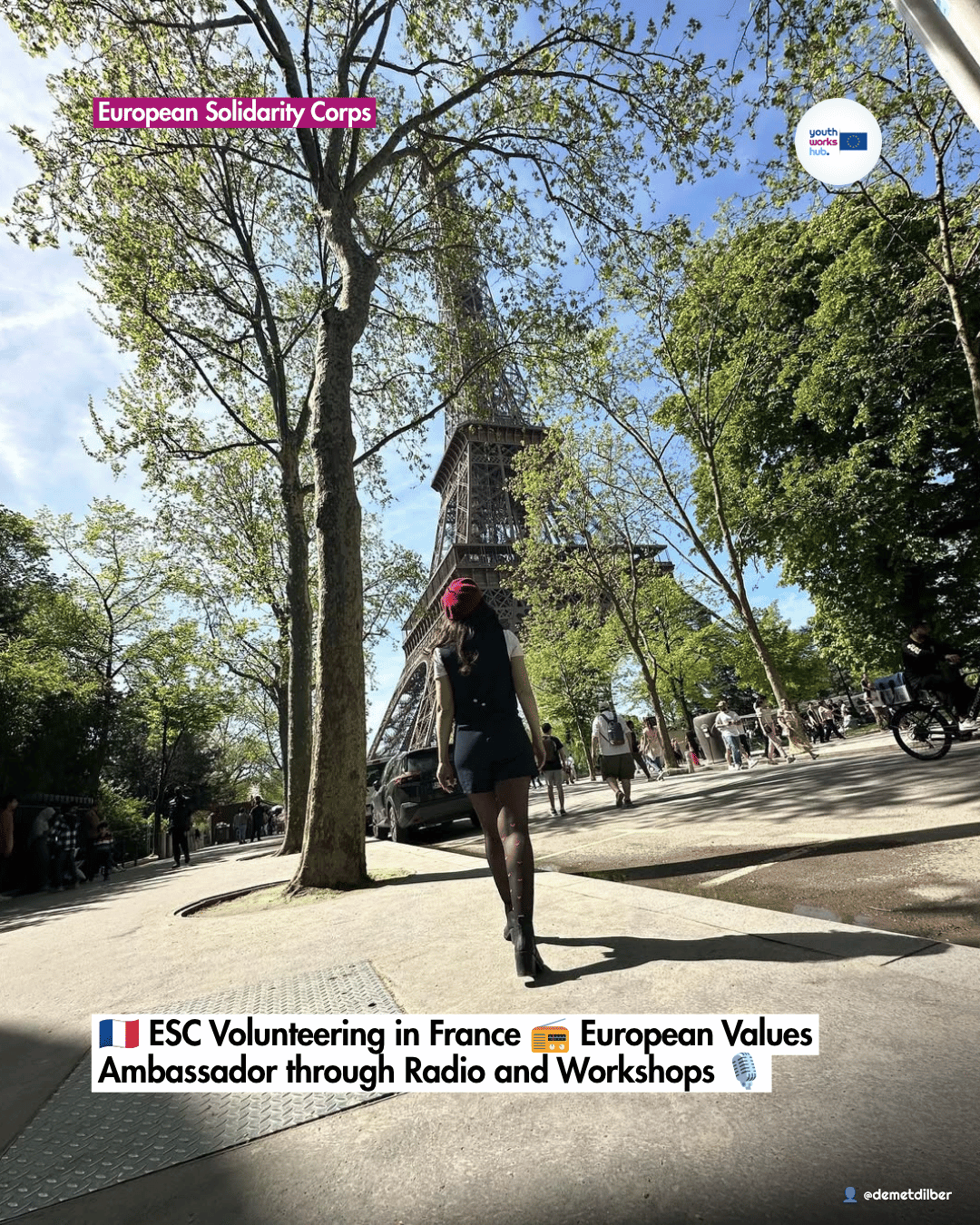 🇫🇷 ESC Volunteering in France 📻 European Values Ambassador through Radio and Workshops 🎙️