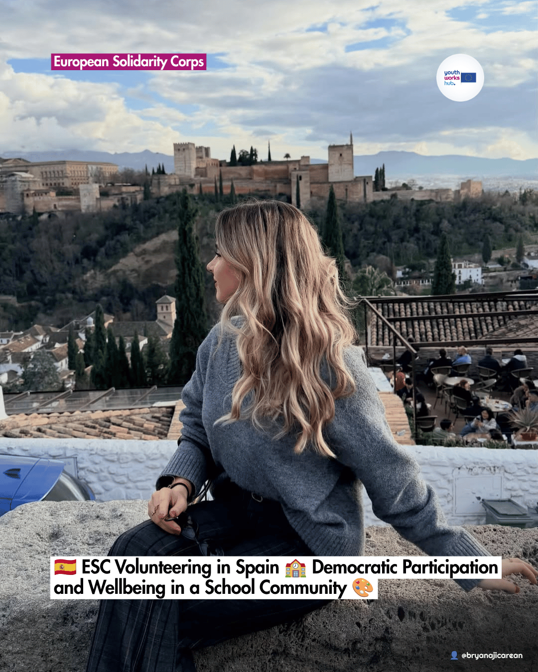🇪🇸 ESC Volunteering in Spain 🏫 Democratic Participation and Wellbeing in a School Community 🎨