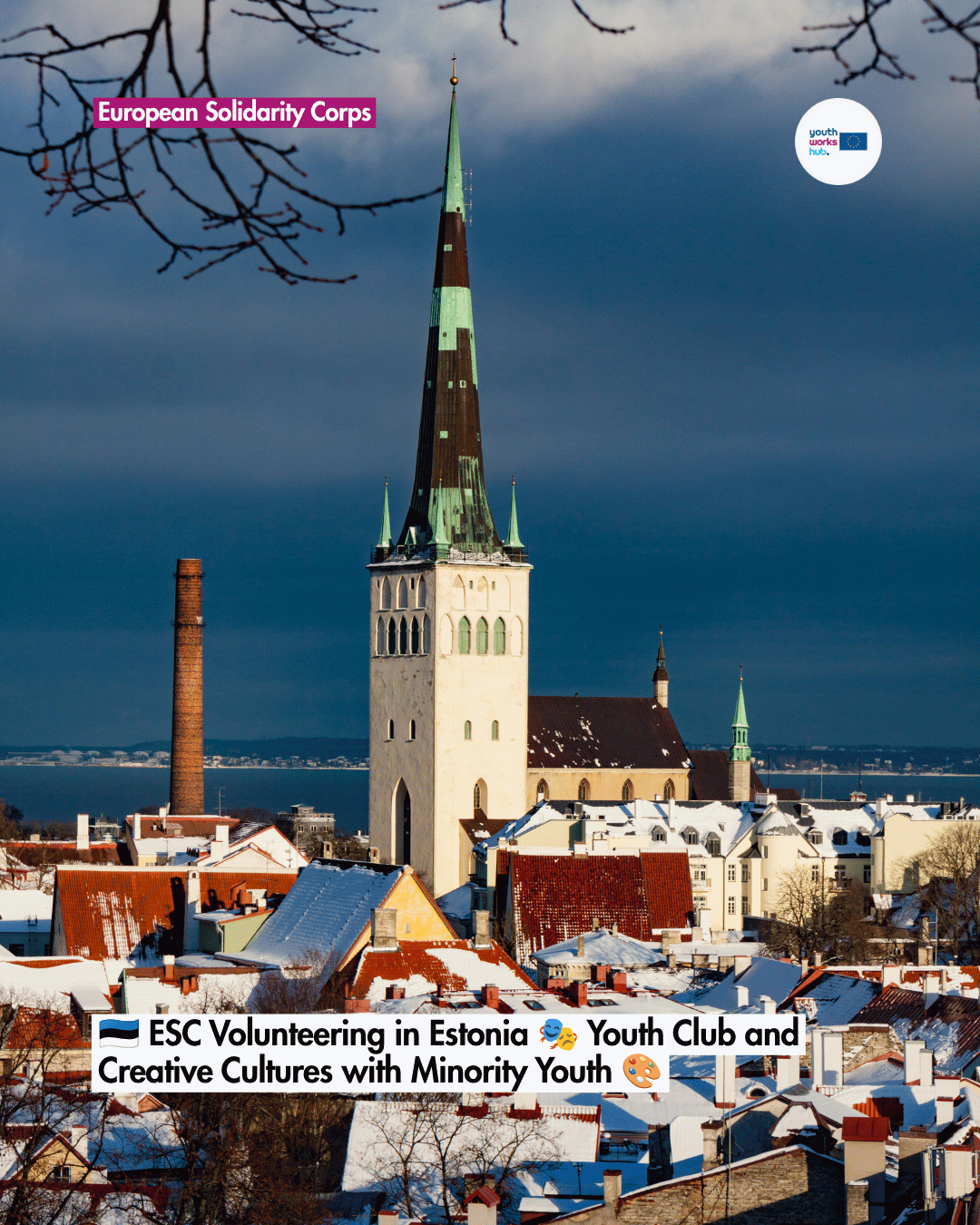 🇪🇪 ESC Volunteering in Estonia 🎭 Youth Club and Creative Cultures with Minority Youth 🎨