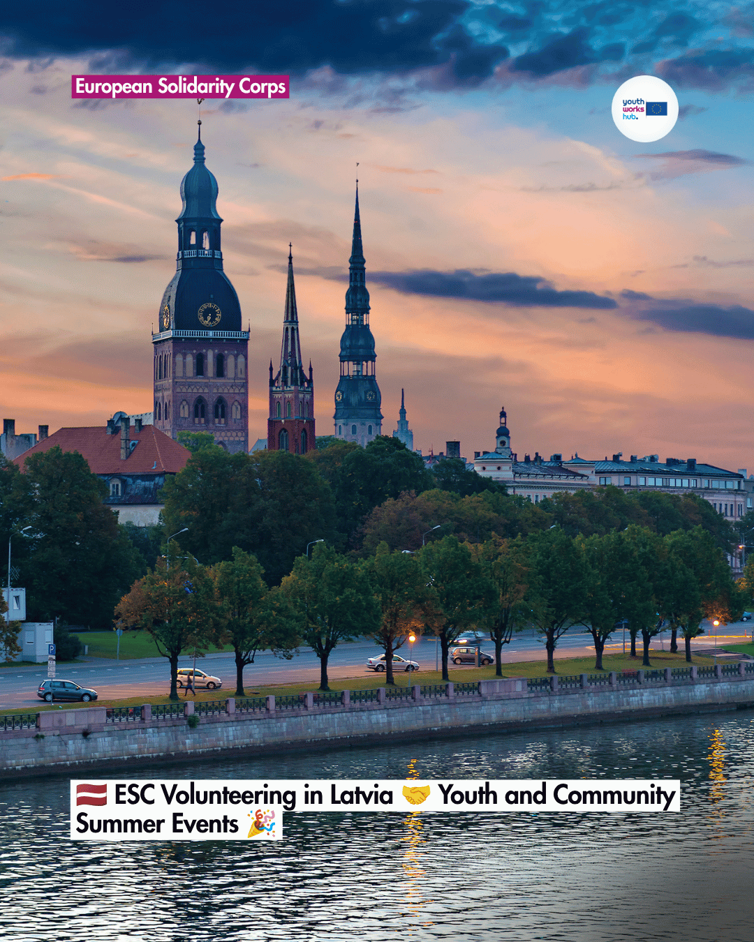 🇱🇻 ESC Volunteering in Latvia 🤝 Youth and Community Summer Events 🎉