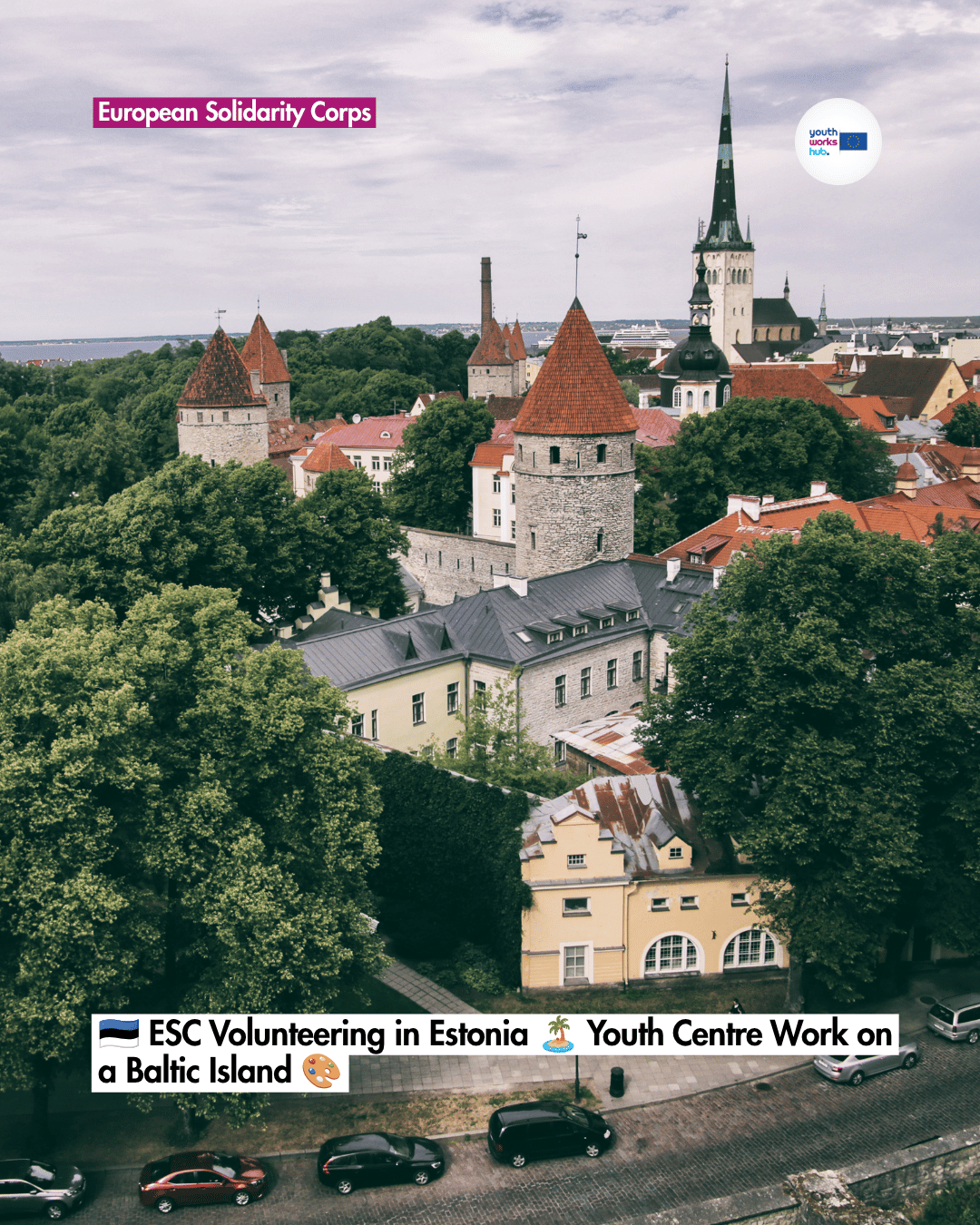 🇪🇪 ESC Volunteering in Estonia 🏝️ Youth Centre Work on a Baltic Island 🎨