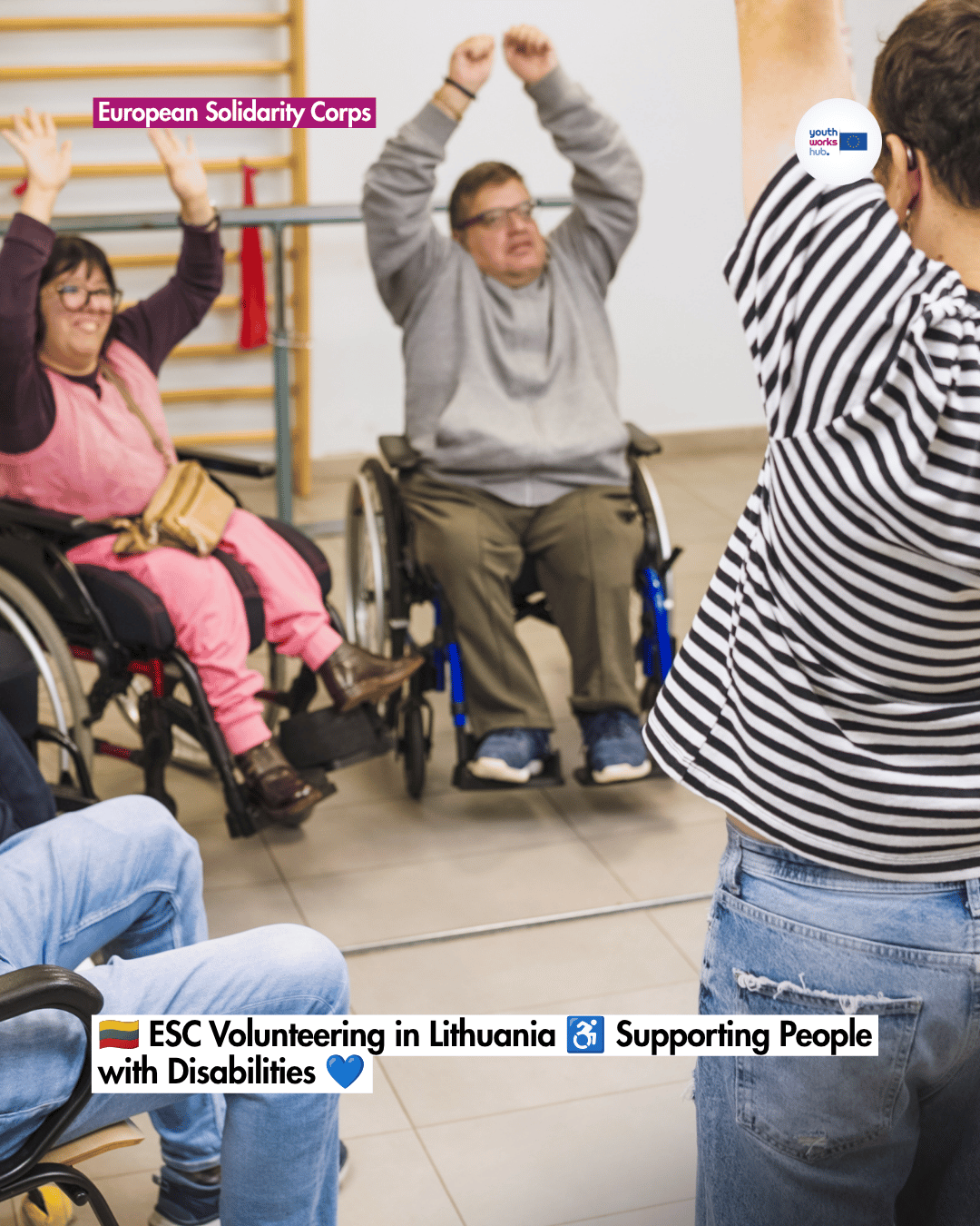 🇱🇹 ESC Volunteering in Lithuania ♿ Supporting People with Disabilities 💙