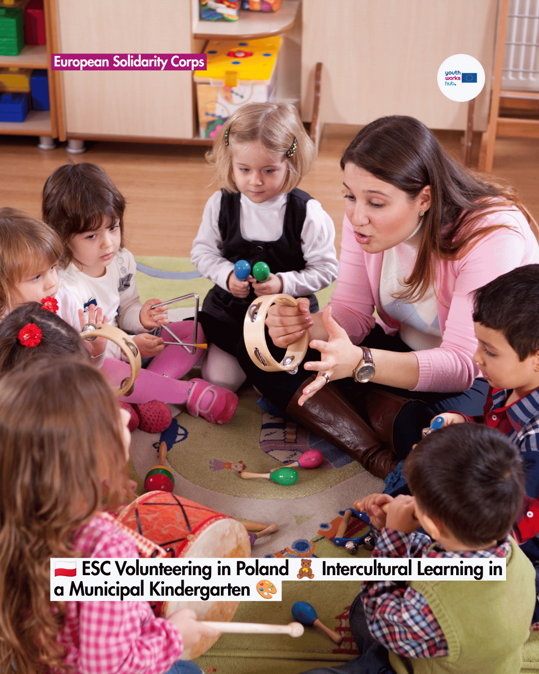 🇵🇱 ESC Volunteering in Poland 🧸 Intercultural Learning in a Municipal Kindergarten 🎨