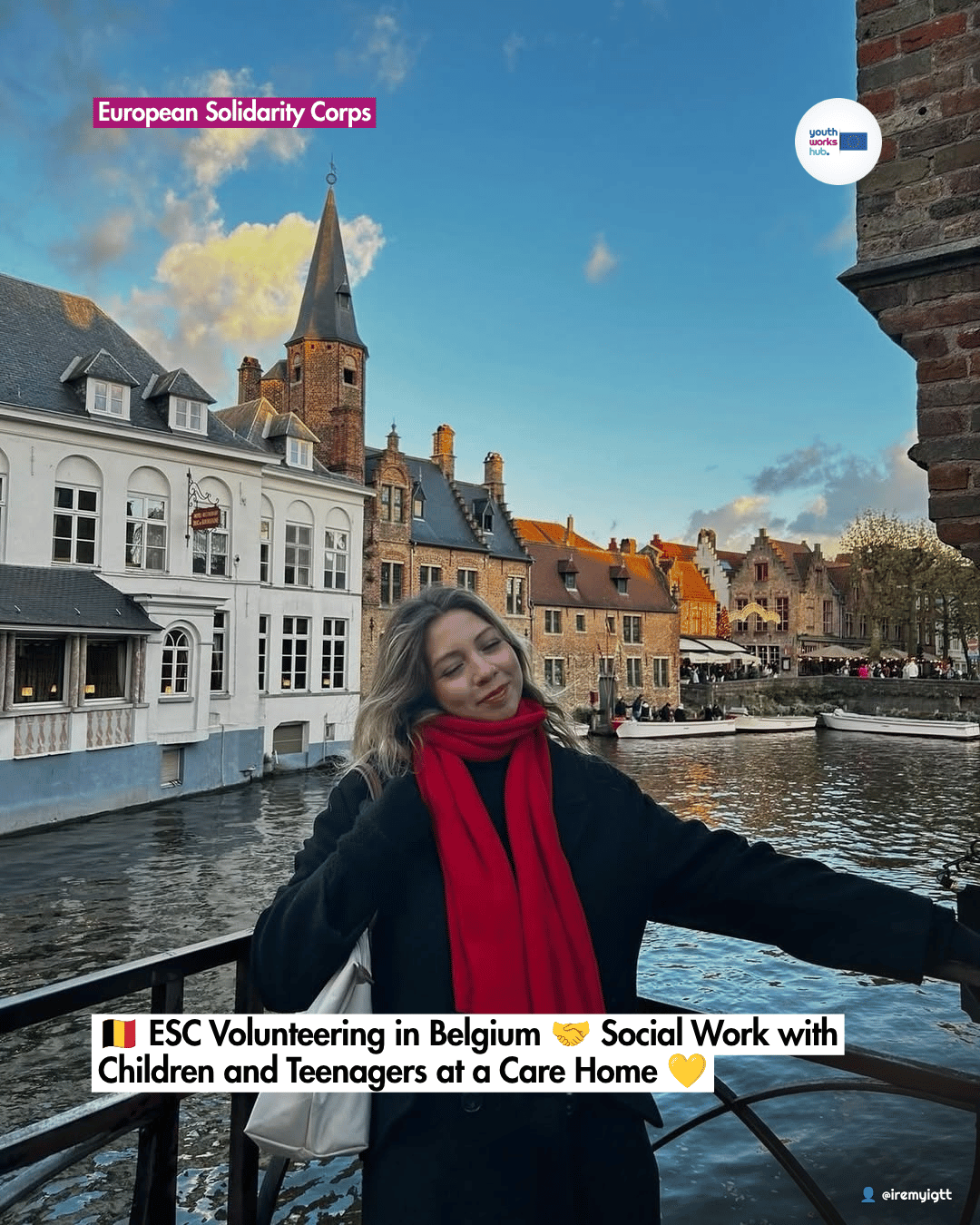 🇧🇪 ESC Volunteering in Belgium 🤝 Social Work with Children and Teenagers at a Care Home 💛