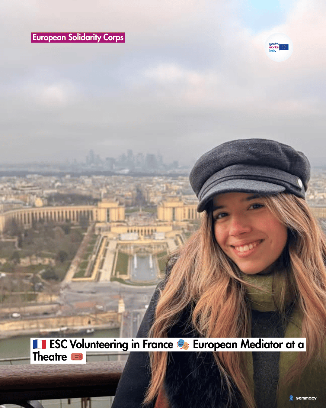 🇫🇷 ESC Volunteering in France 🎭 European Mediator at a Theatre 🎟️