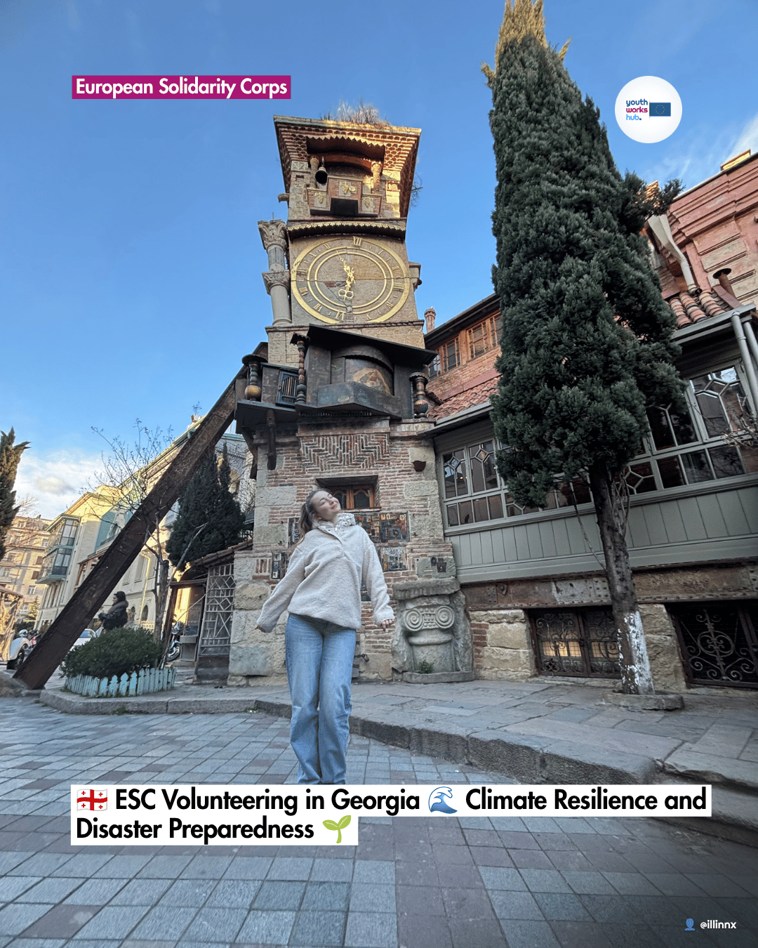 🇬🇪 ESC Volunteering in Georgia 🌊 Climate Resilience and Disaster Preparedness 🌱