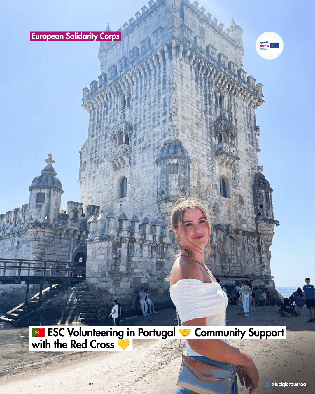 🇵🇹 ESC Volunteering in Portugal 🤝 Community Support with the Red Cross 💛