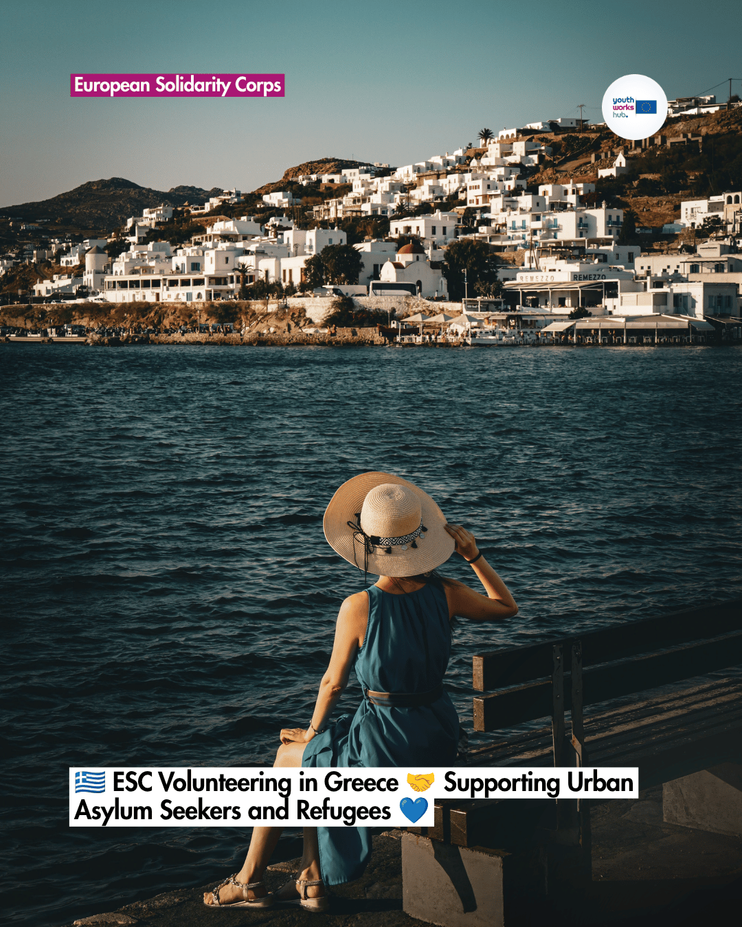 🇬🇷 ESC Volunteering in Greece 🤝 Supporting Urban Asylum Seekers and Refugees 💙