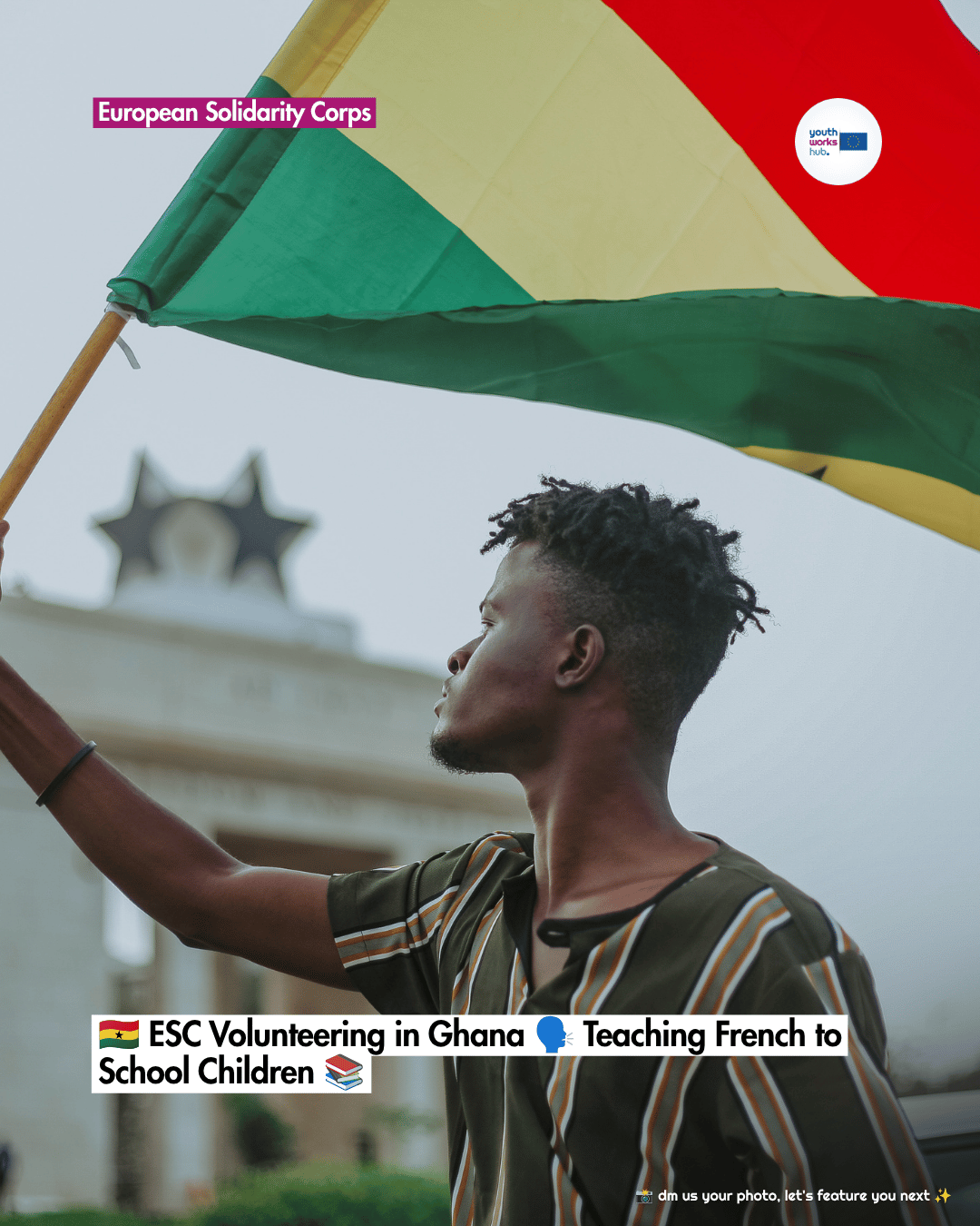 🇬🇭 ESC Volunteering in Ghana 🗣️ Teaching French to School Children 📚