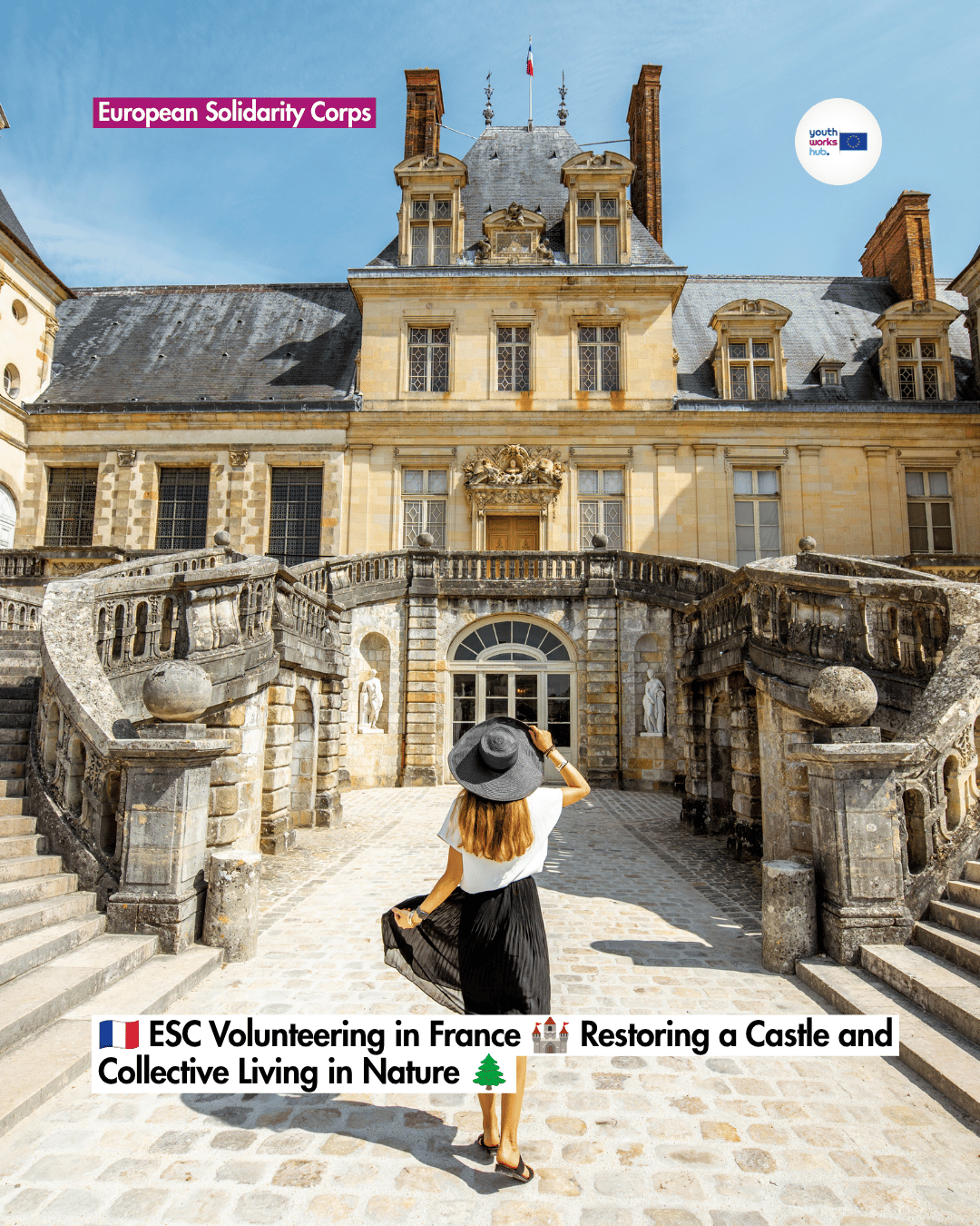 🇫🇷 ESC Volunteering in France 🏰 Restoring a Castle and Collective Living in Nature 🌲