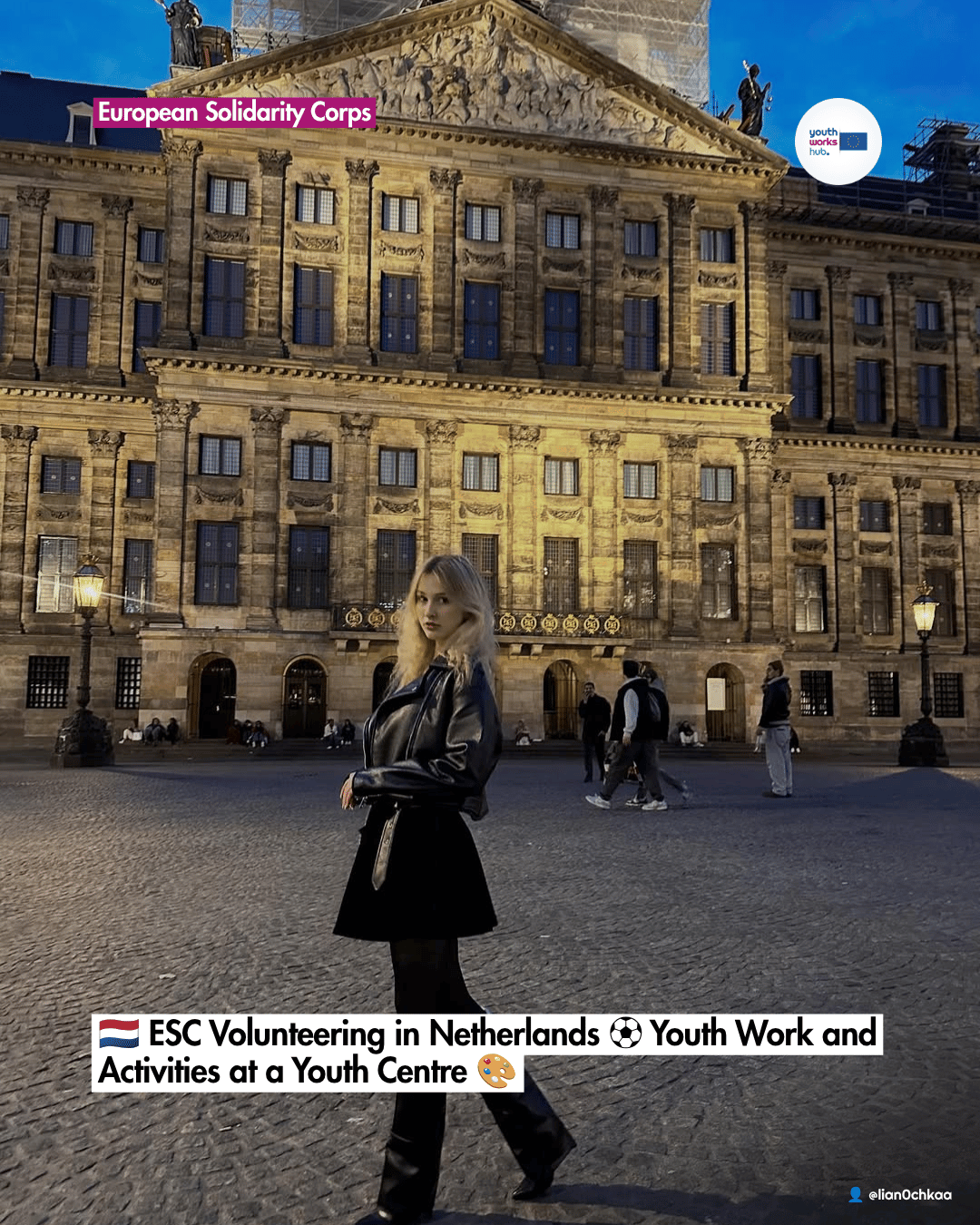 🇳🇱 ESC Volunteering in Netherlands ⚽ Youth Work and Activities at a Youth Centre 🎨