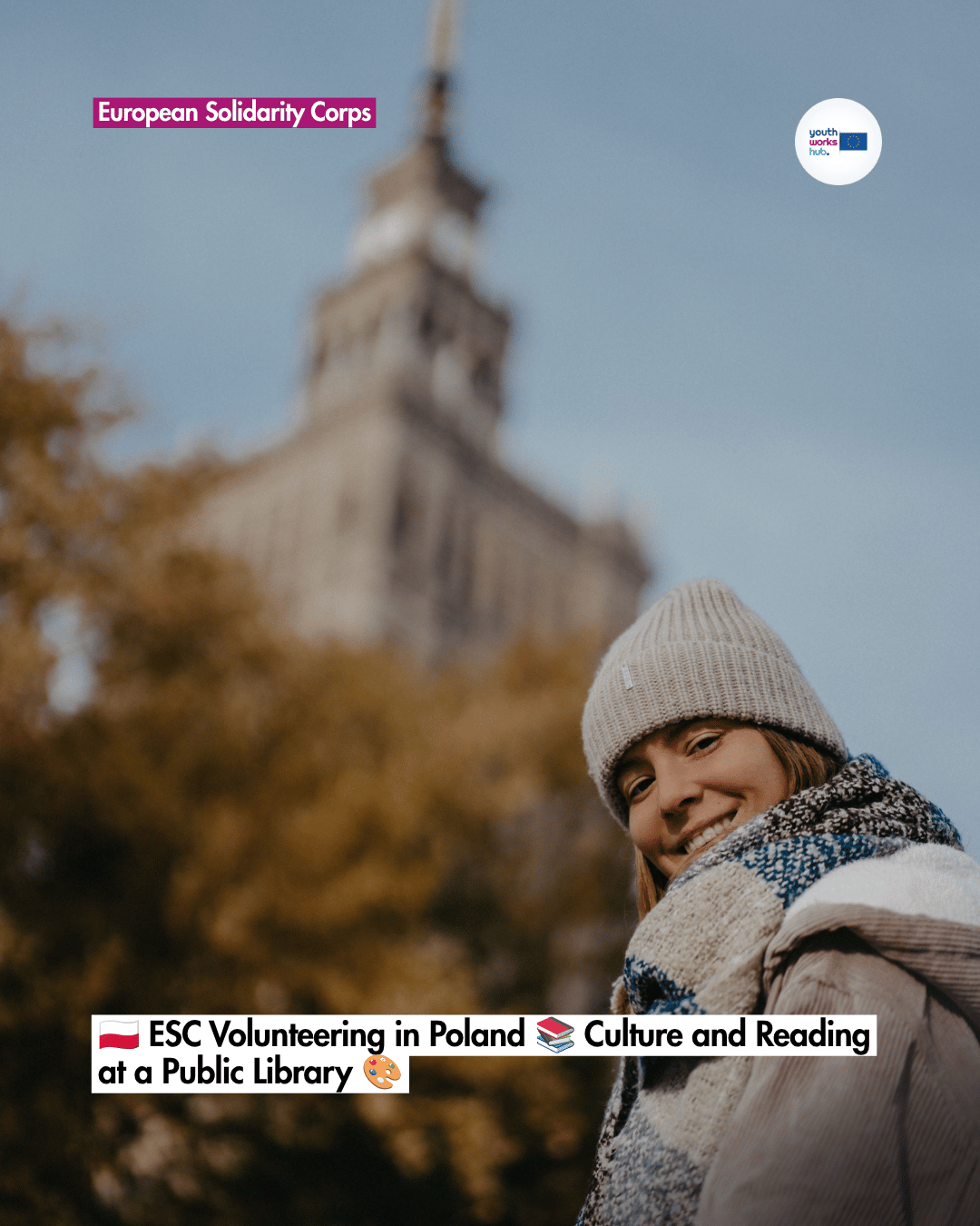 🇵🇱 ESC Volunteering in Poland 📚 Culture and Reading at a Public Library 🎨