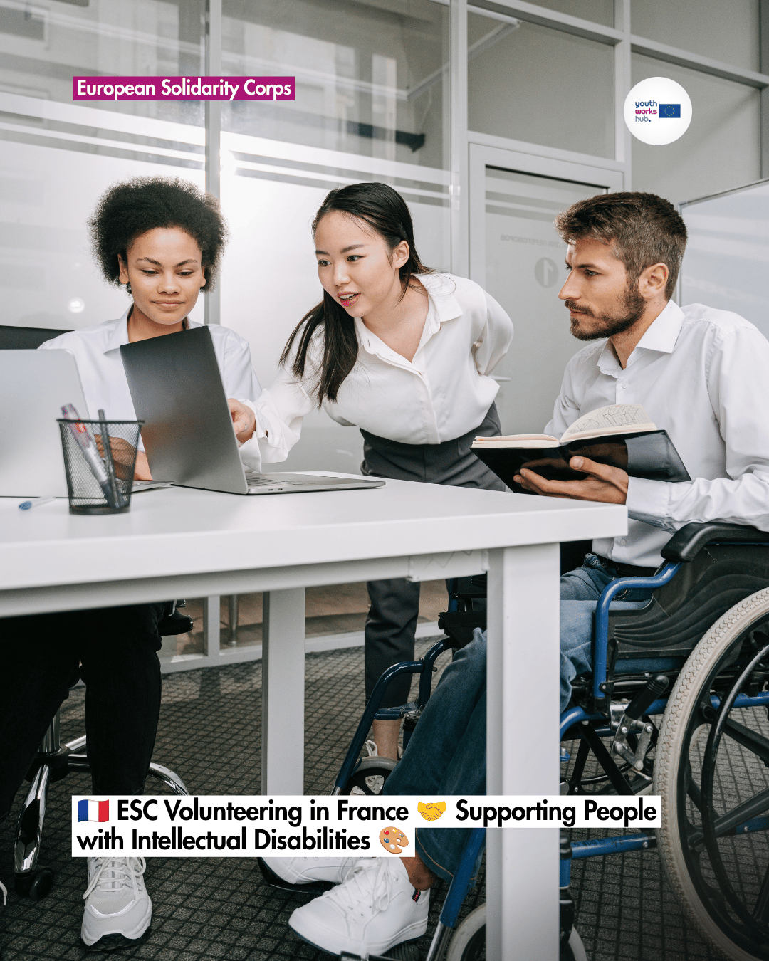🇫🇷 ESC Volunteering in France 🤝 Supporting People with Intellectual Disabilities 🎨