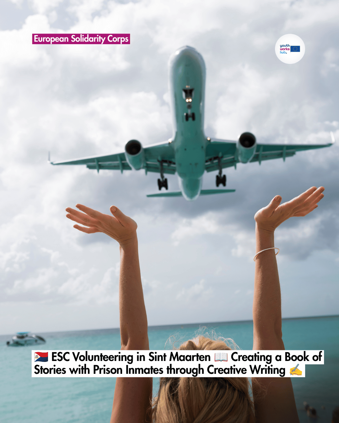 🇸🇽 ESC Volunteering in Sint Maarten 📖 Creating a Book of Stories with Prison Inmates through Creative Writing ✍️