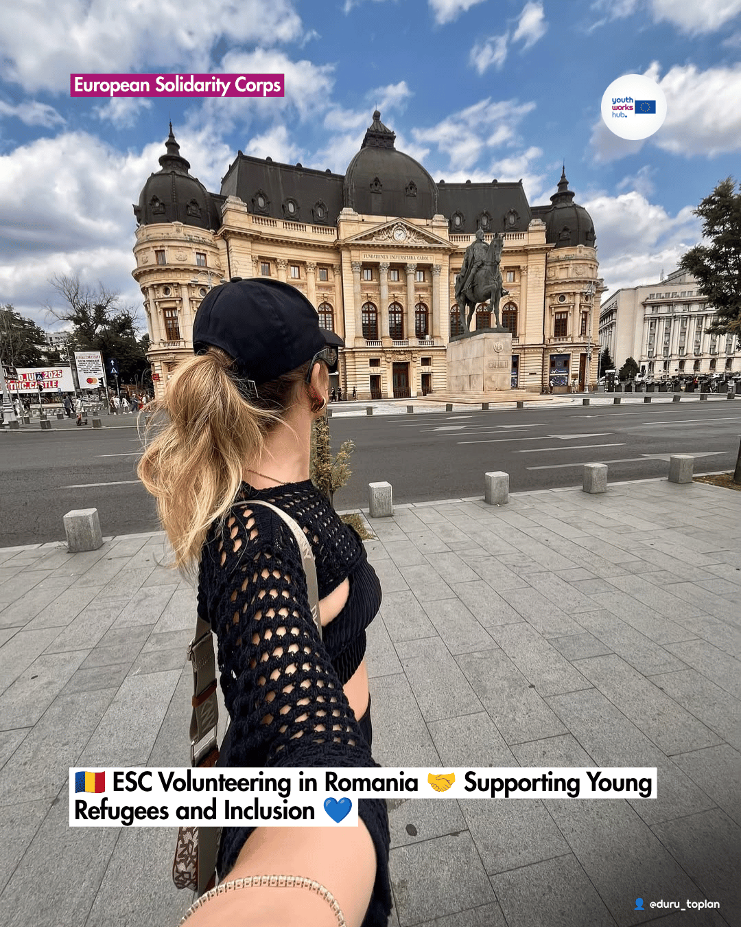 🇷🇴 ESC Volunteering in Romania 🤝 Supporting Young Refugees and Inclusion 💙