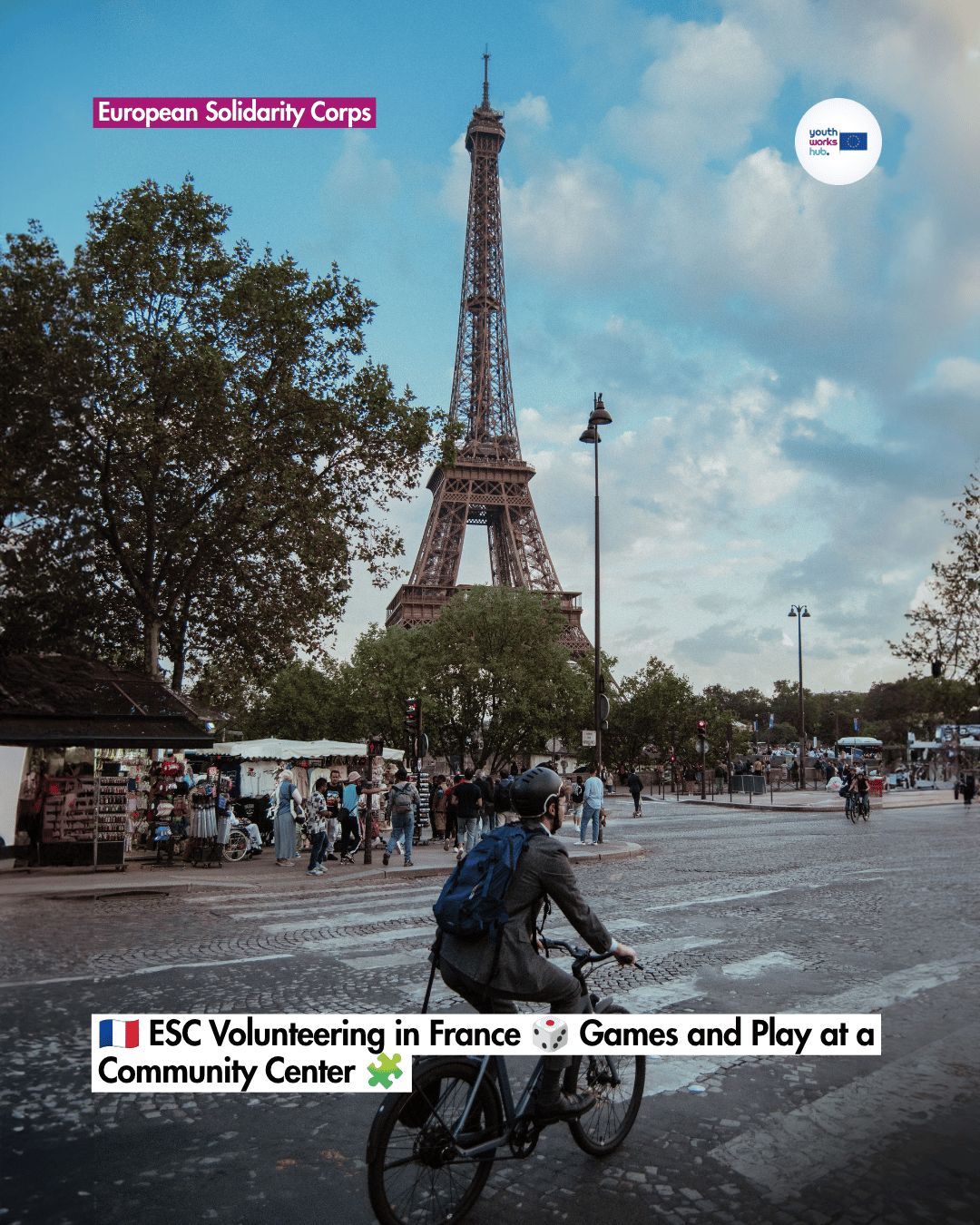 🇫🇷 ESC Volunteering in France 🎲 Games and Play at a Community Center 🧩