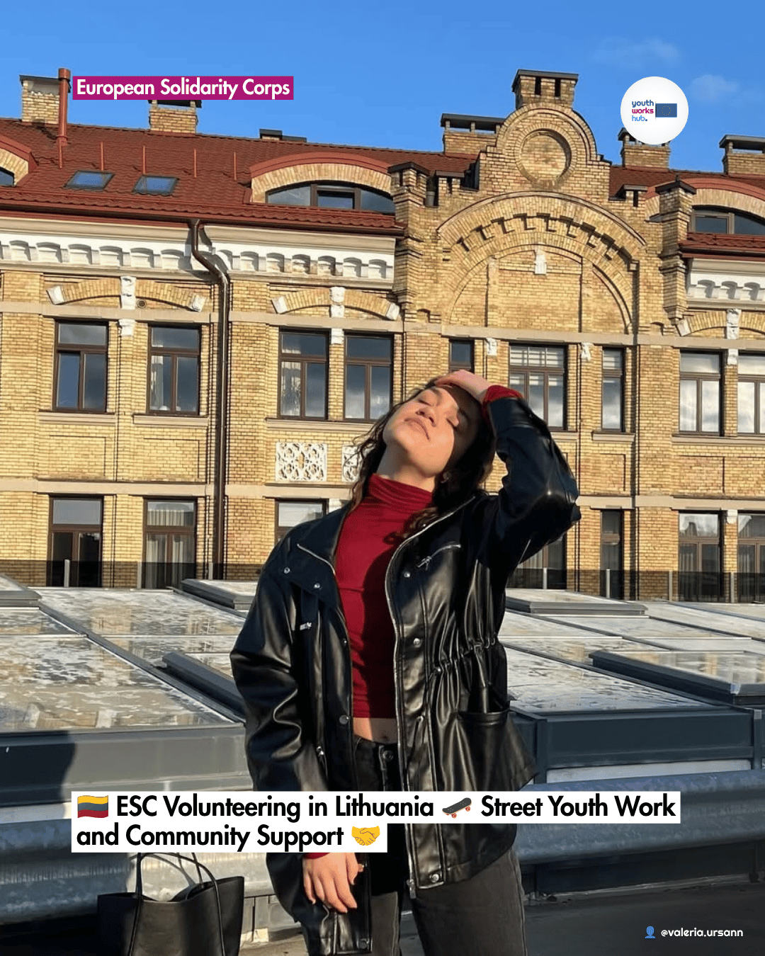 🇱🇹 ESC Volunteering in Lithuania 🛹 Street Youth Work and Community Support 🤝