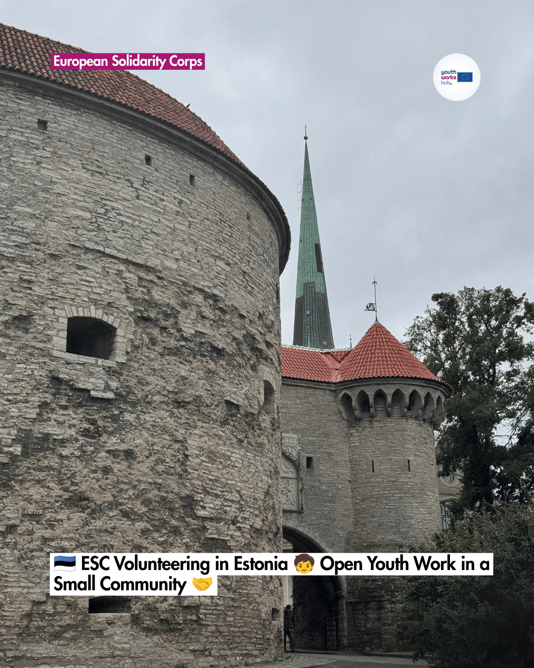 🇪🇪 ESC Volunteering in Estonia 🧒 Open Youth Work in a Small Community 🤝