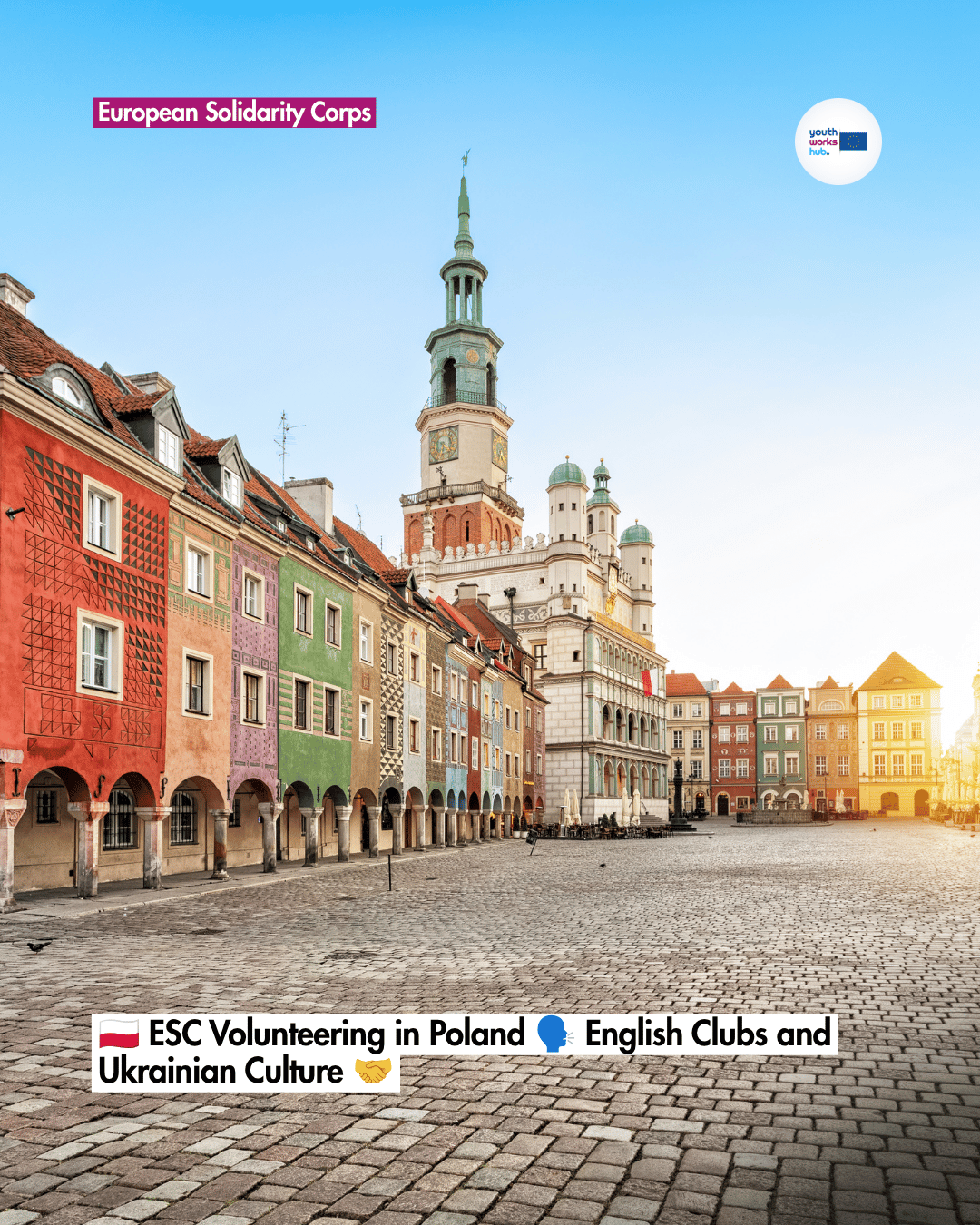 🇵🇱 ESC Volunteering in Poland 🗣️ English Clubs and Ukrainian Culture 🤝