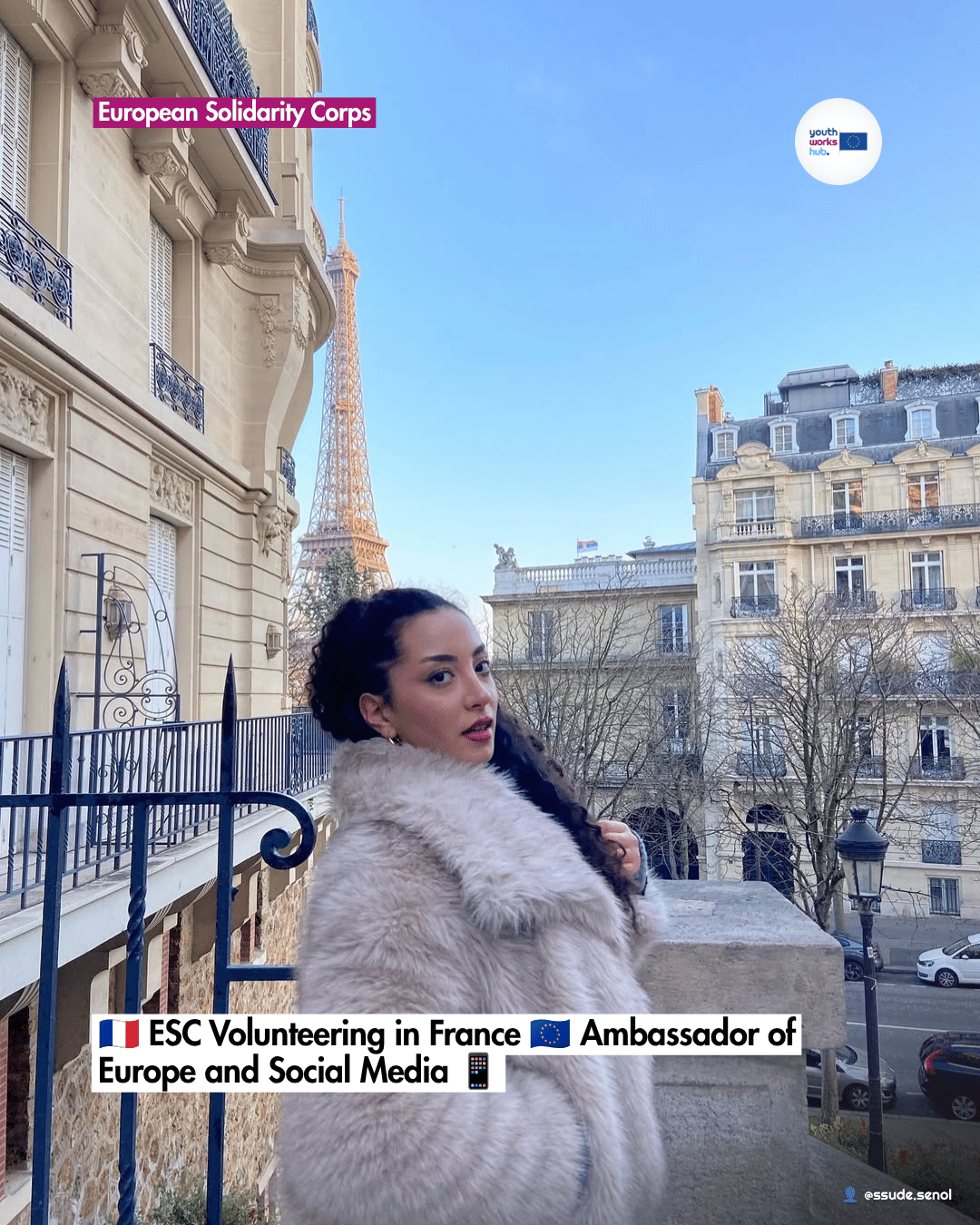 🇫🇷 ESC Volunteering in France 🇪🇺 Ambassador of Europe and Social Media 📱