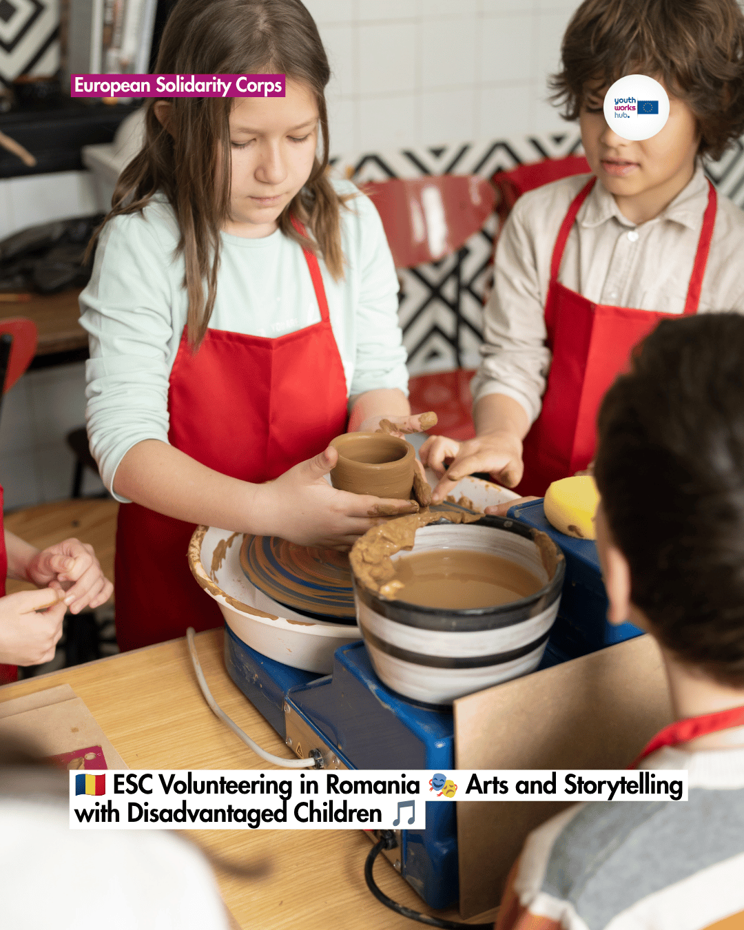 🇷🇴 ESC Volunteering in Romania 🎭 Arts and Storytelling with Disadvantaged Children 🎵