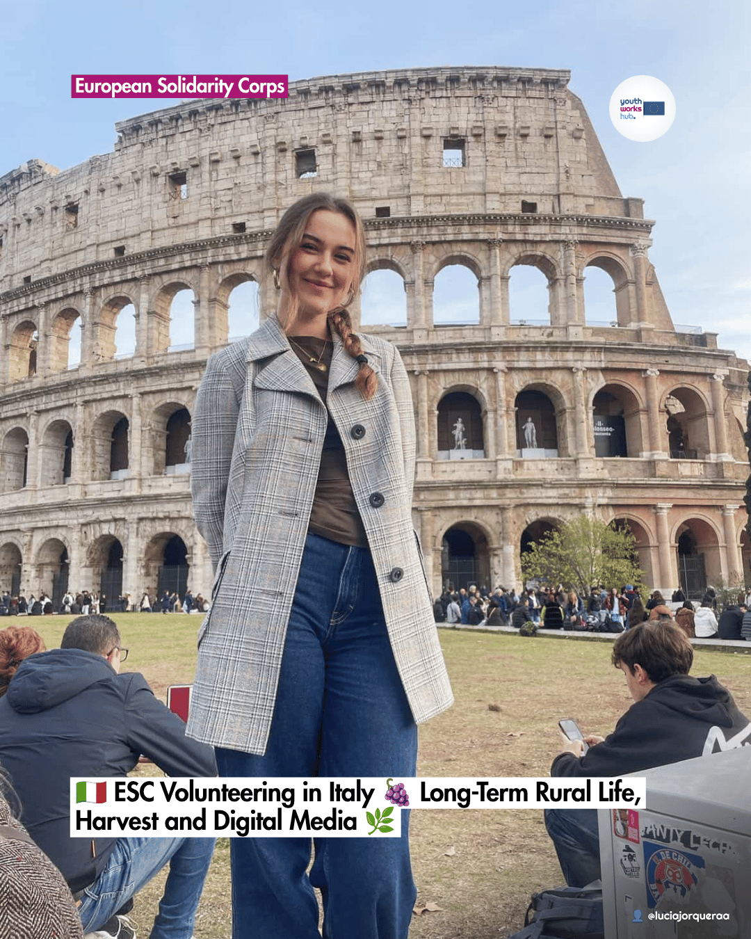 🇮🇹 ESC Volunteering in Italy 🍇 Long-Term Rural Life, Harvest and Digital Media 🌿