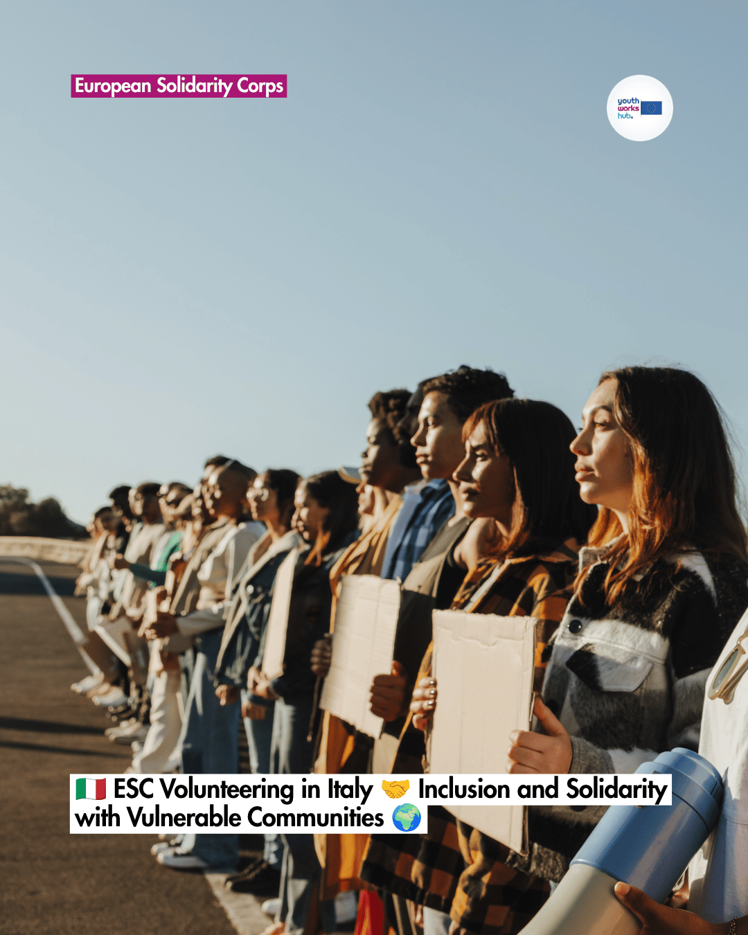 🇮🇹 ESC Volunteering in Italy 🤝 Inclusion and Solidarity with Vulnerable Communities 🌍
