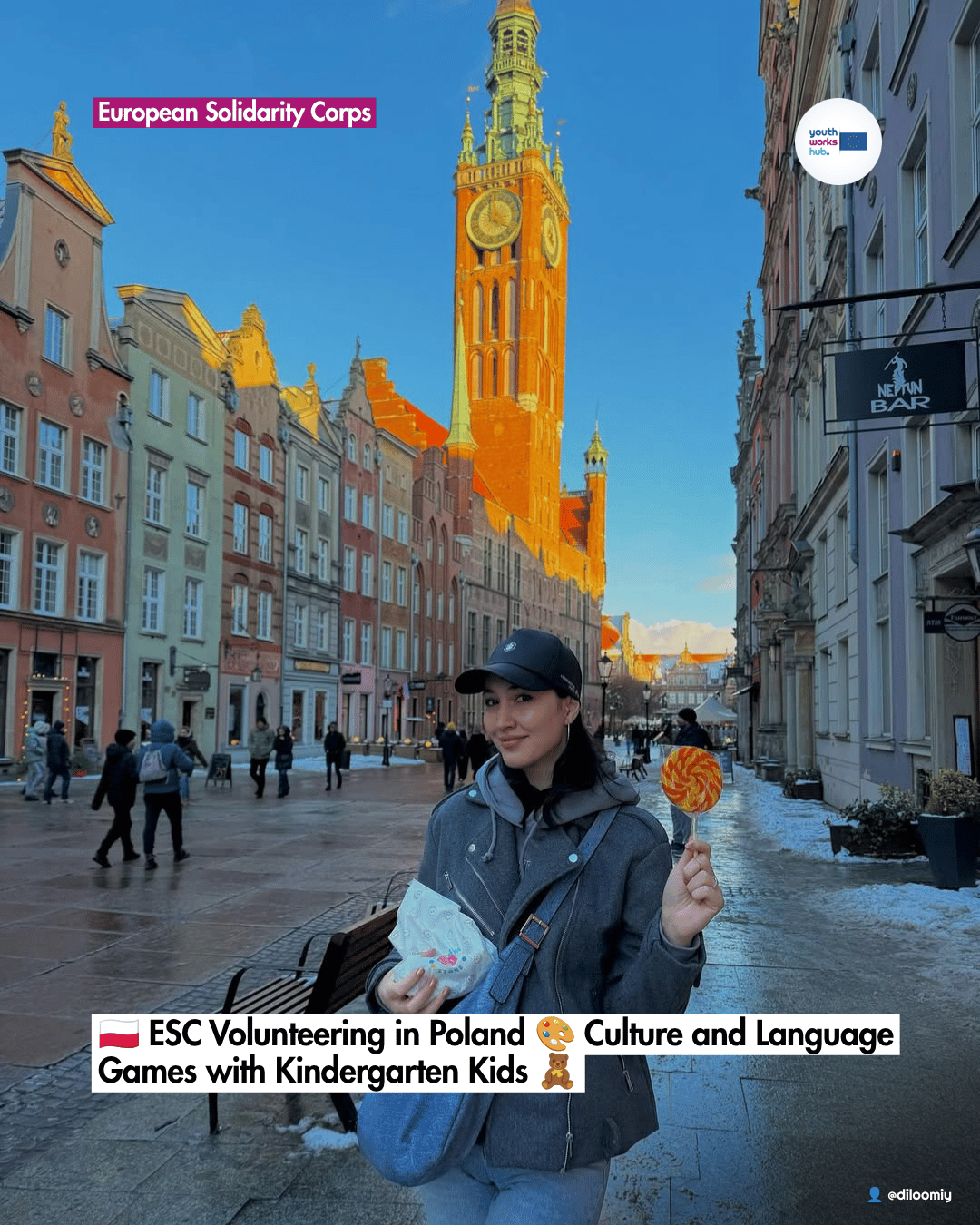 🇵🇱 ESC Volunteering in Poland 🎨 Culture and Language Games with Kindergarten Kids 🧸
