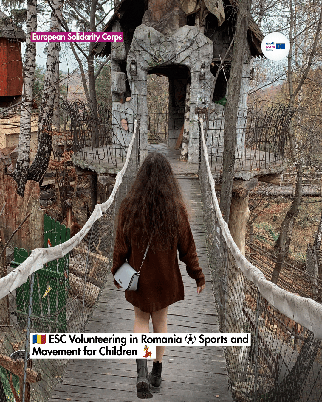 🇷🇴 ESC Volunteering in Romania ⚽ Sports and Movement for Children 💃