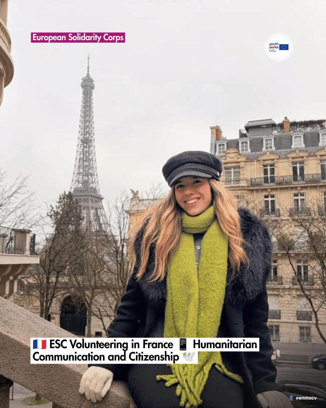 🇫🇷 ESC Volunteering in France 📱 Humanitarian Communication and Citizenship 🕊️