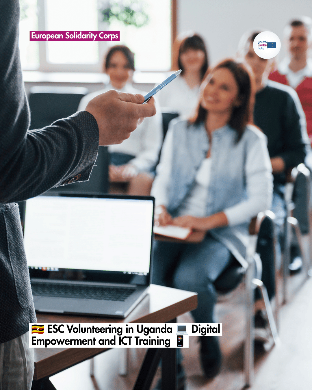 🇺🇬 ESC Volunteering in Uganda 💻 Digital Empowerment and ICT Training 📱