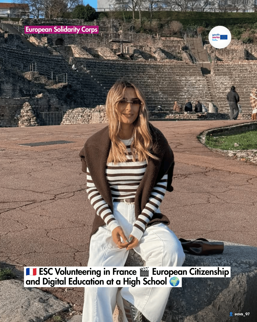 🇫🇷 ESC Volunteering in France 🎬 European Citizenship and Digital Education at a High School 🌍