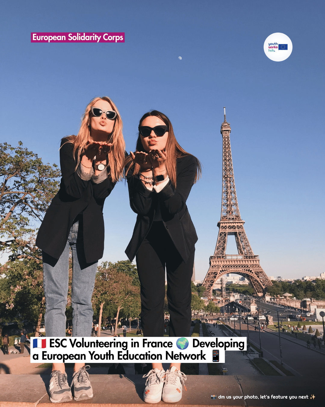 🇫🇷 ESC Volunteering in France 🌍 Developing a European Youth Education Network 📱