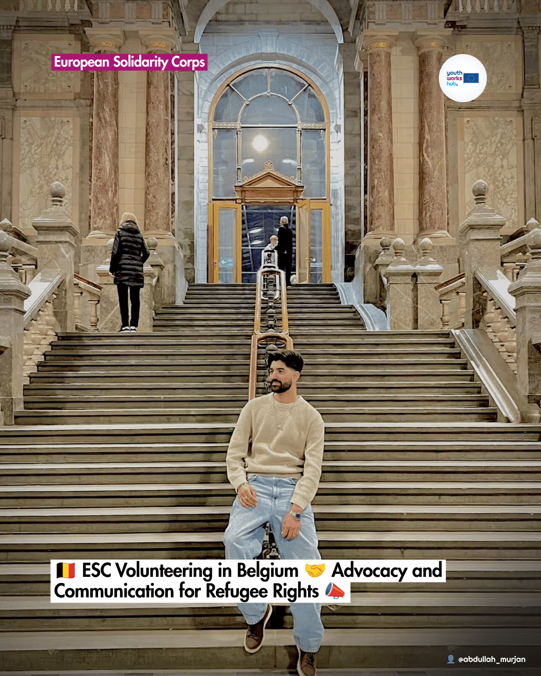 🇧🇪 ESC Volunteering in Belgium 🤝 Advocacy and Communication for Refugee Rights 📣